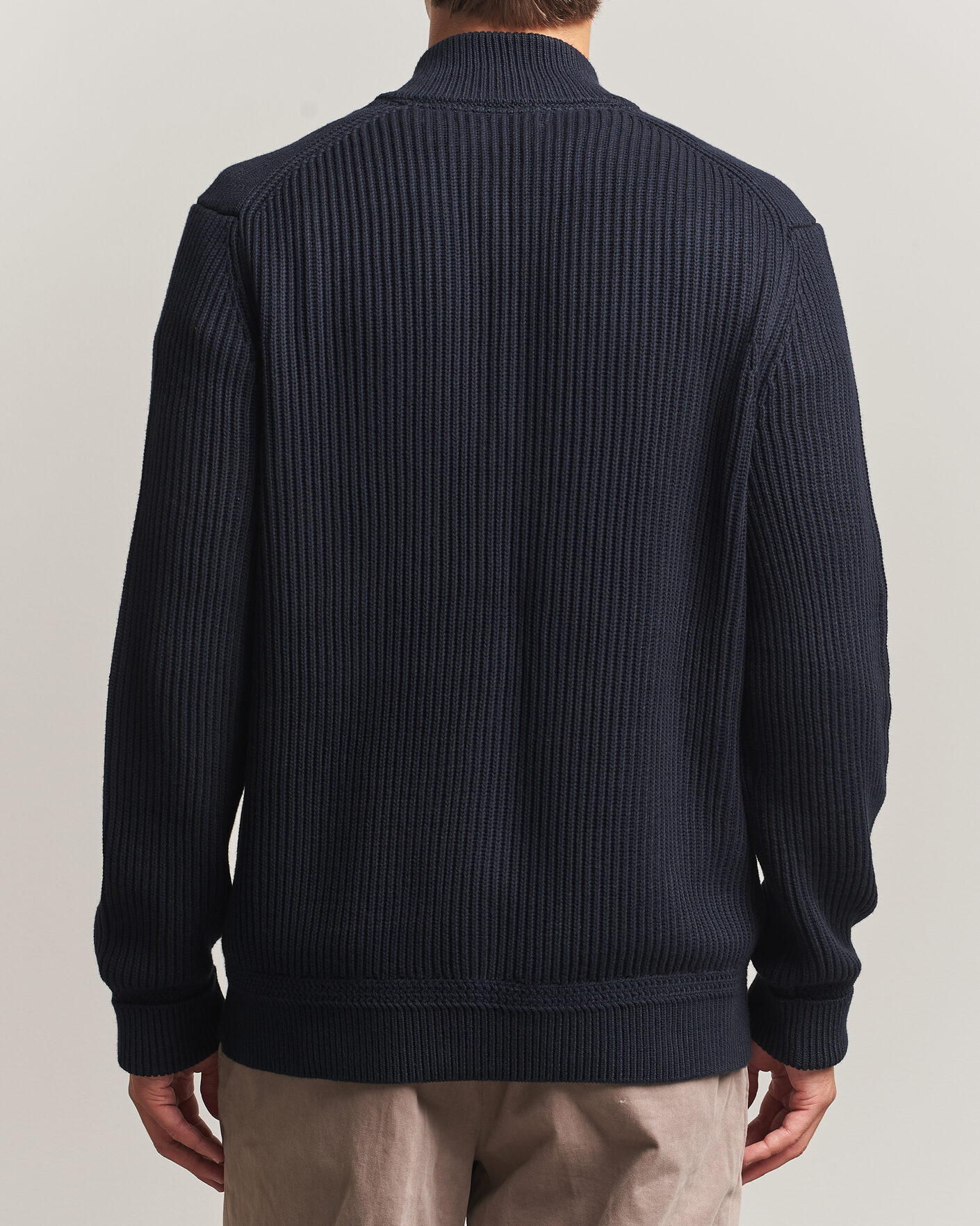 Homme | Pulls Et Tricots | Morris | Duncan Zip Cardigan Old Blue