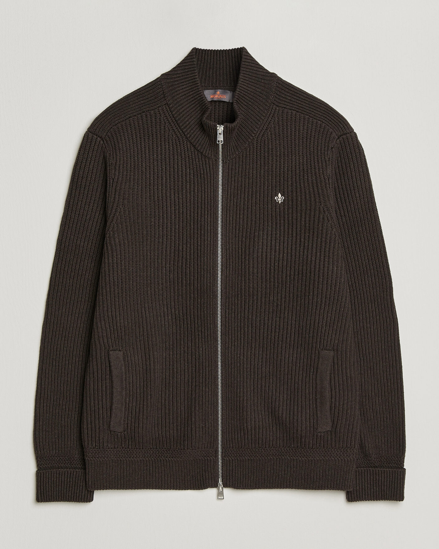 Homme | Pulls Et Tricots | Morris | Duncan Zip Cardigan Brown