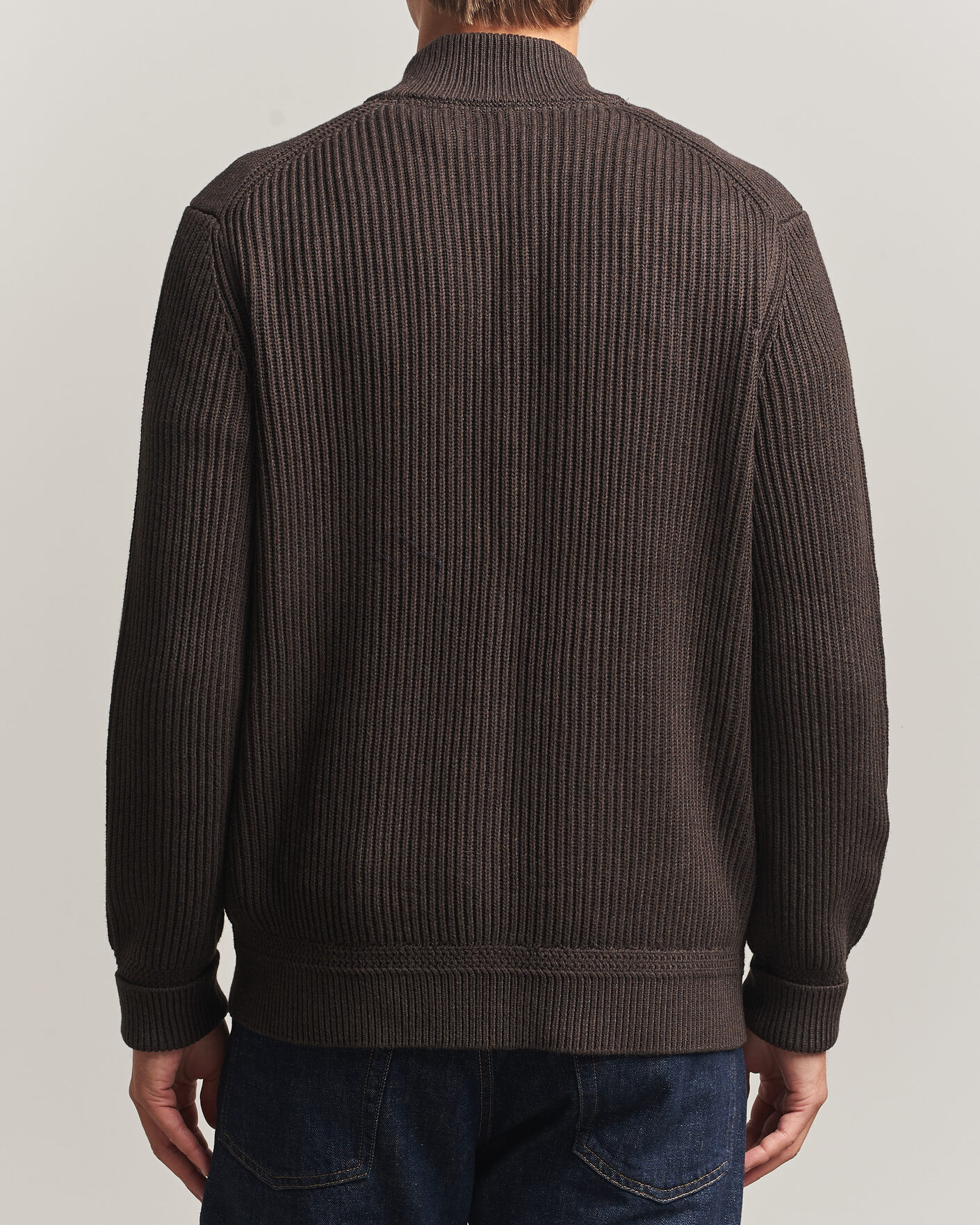 Homme | Pulls Et Tricots | Morris | Duncan Zip Cardigan Brown