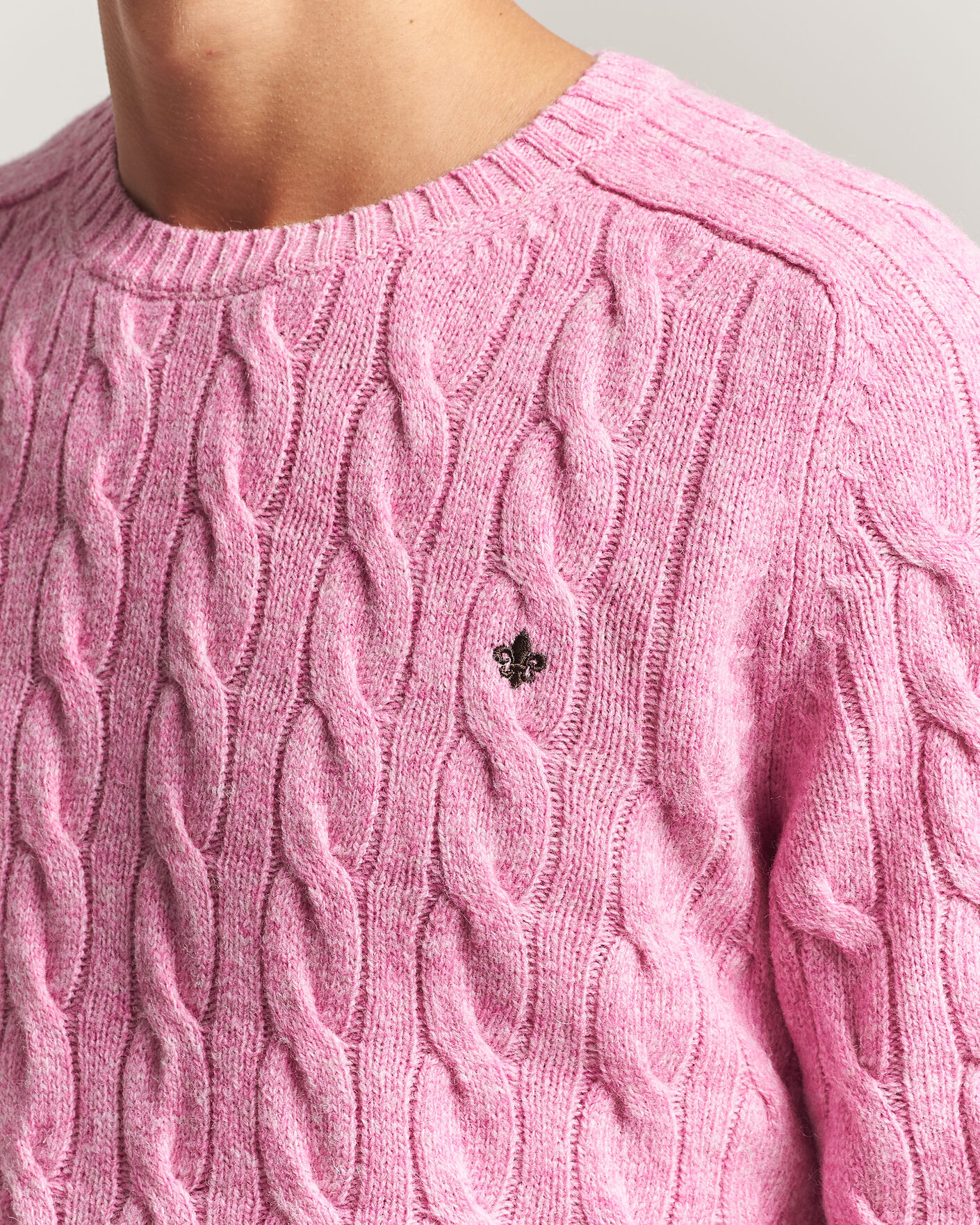 Homme | Pulls Et Tricots | Morris | Archard Cable Sweater Pink