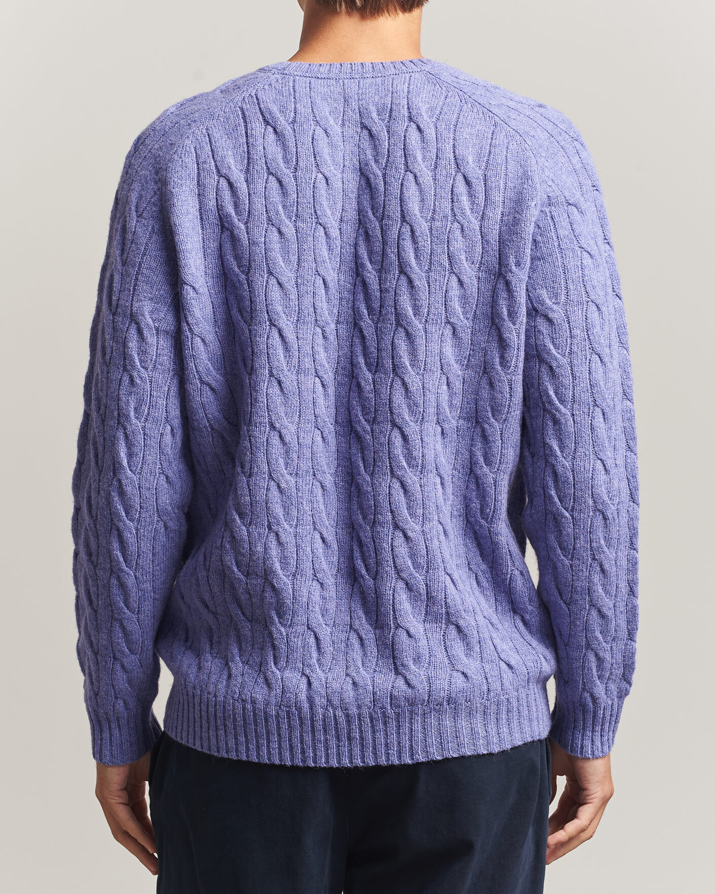 Homme | Pulls Et Tricots | Morris | Archard Cable Sweater Purple