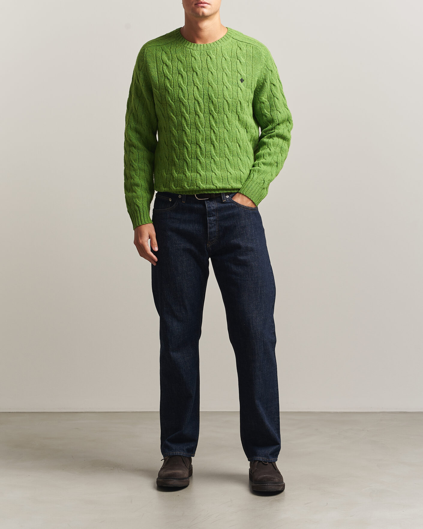 Homme | Pulls Et Tricots | Morris | Archard Cable Sweater Green