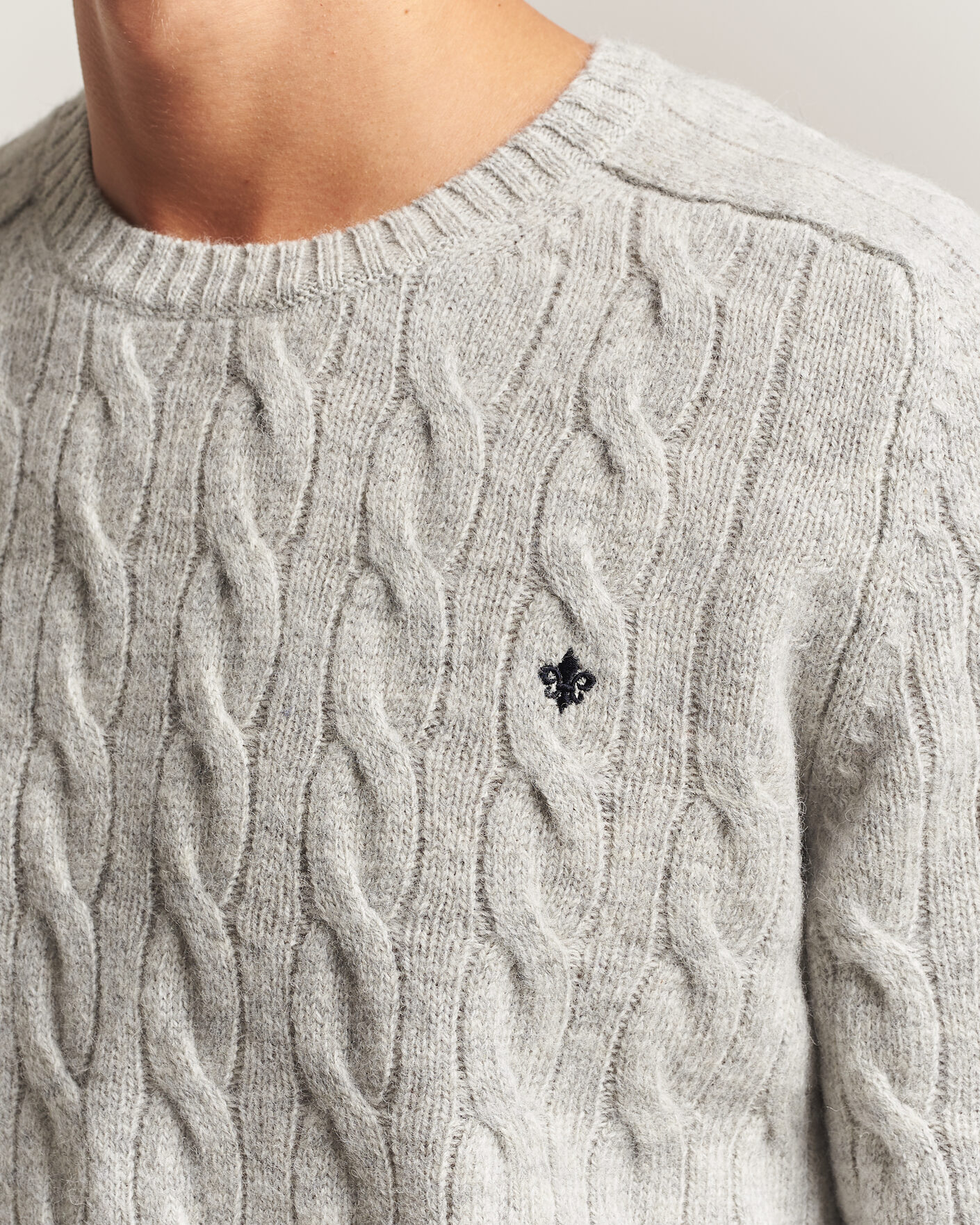 Homme | Pulls Et Tricots | Morris | Archard Cable Sweater Grey