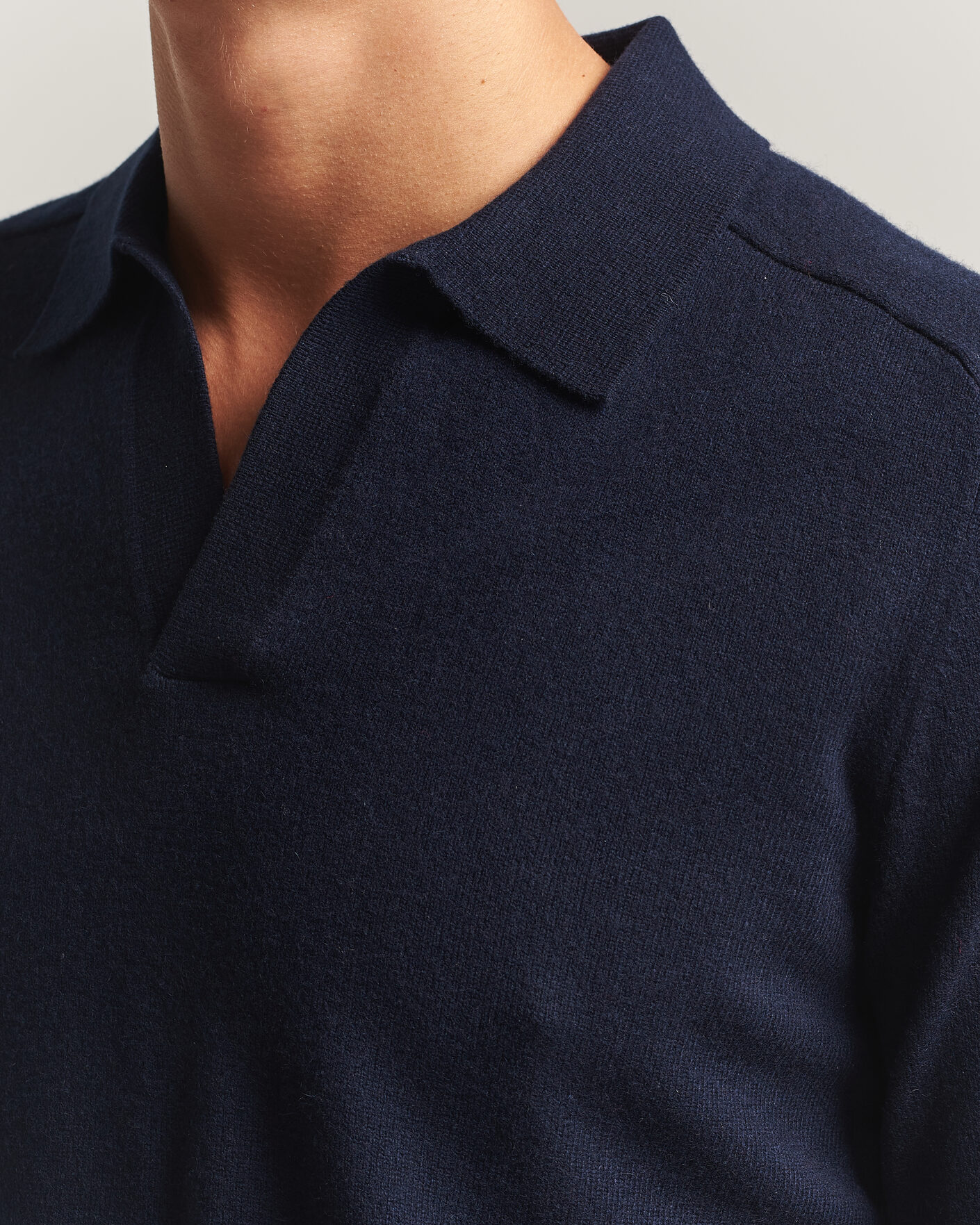 Homme | Pulls Et Tricots | Morris | Wilfred Cashmere Resort Polo Navy