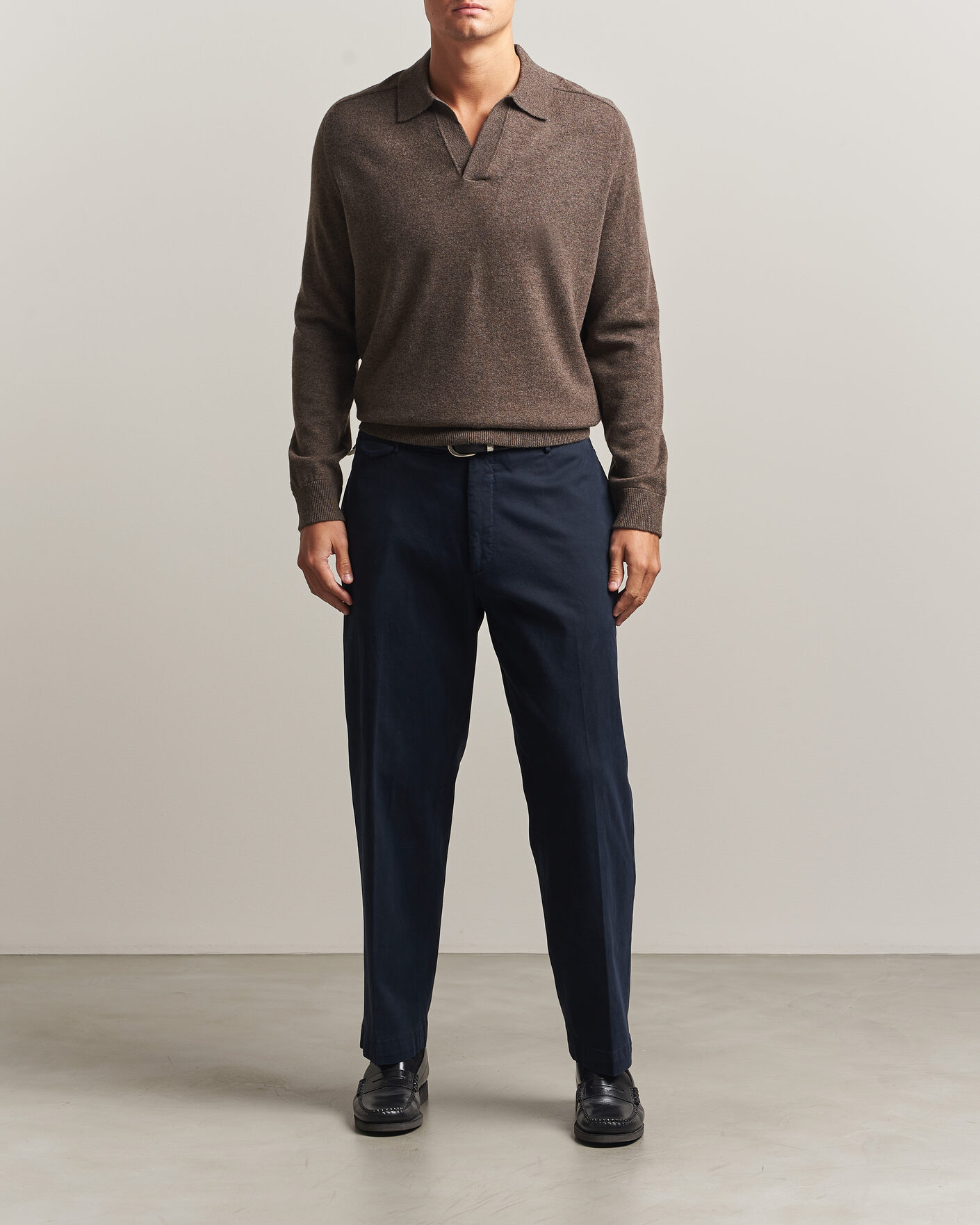 Homme | Pulls Et Tricots | Morris | Wilfred Cashmere Resort Polo Brown