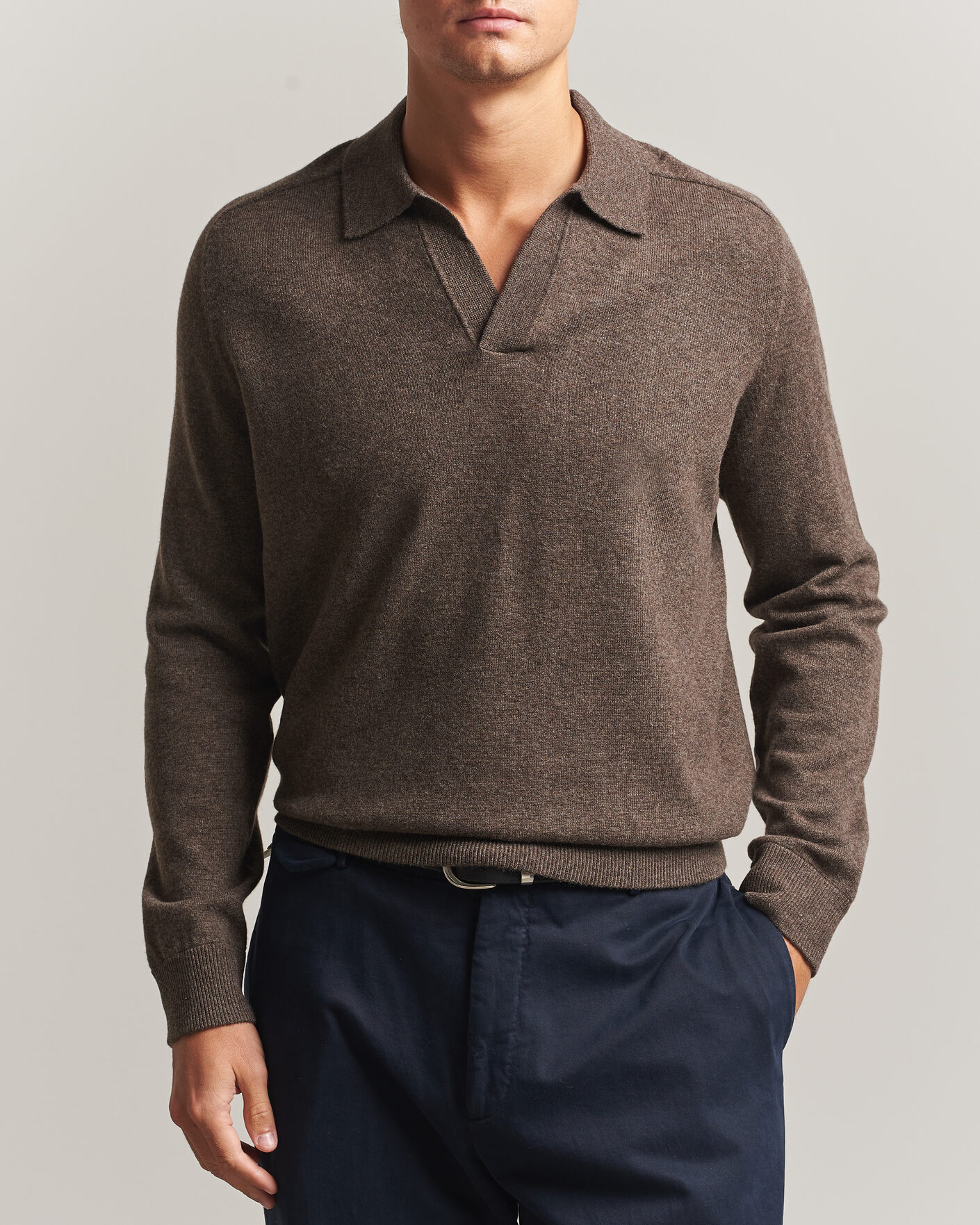 Homme | Pulls Et Tricots | Morris | Wilfred Cashmere Resort Polo Brown