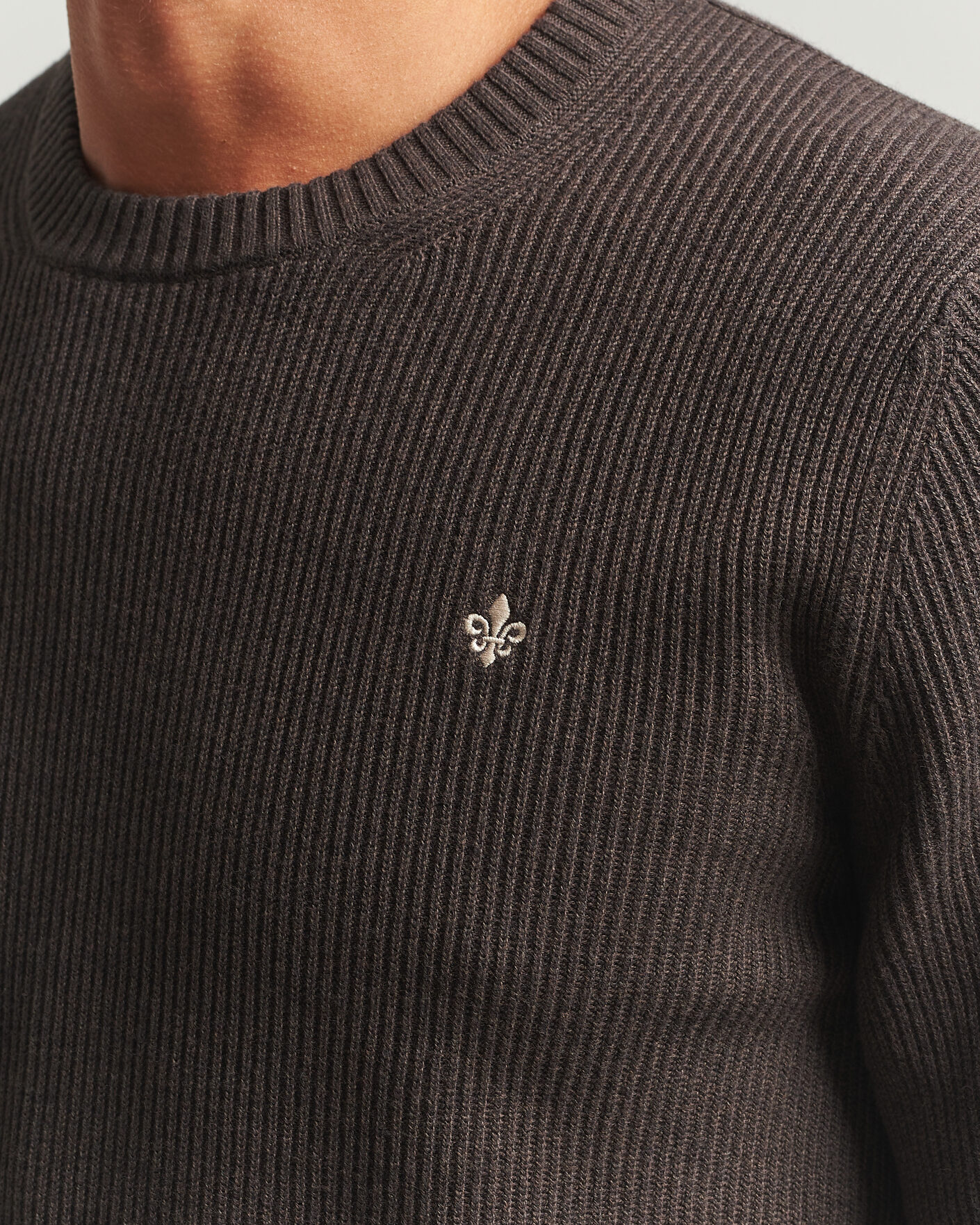 Homme | Pulls Et Tricots | Morris | Colin O-Neck Brown