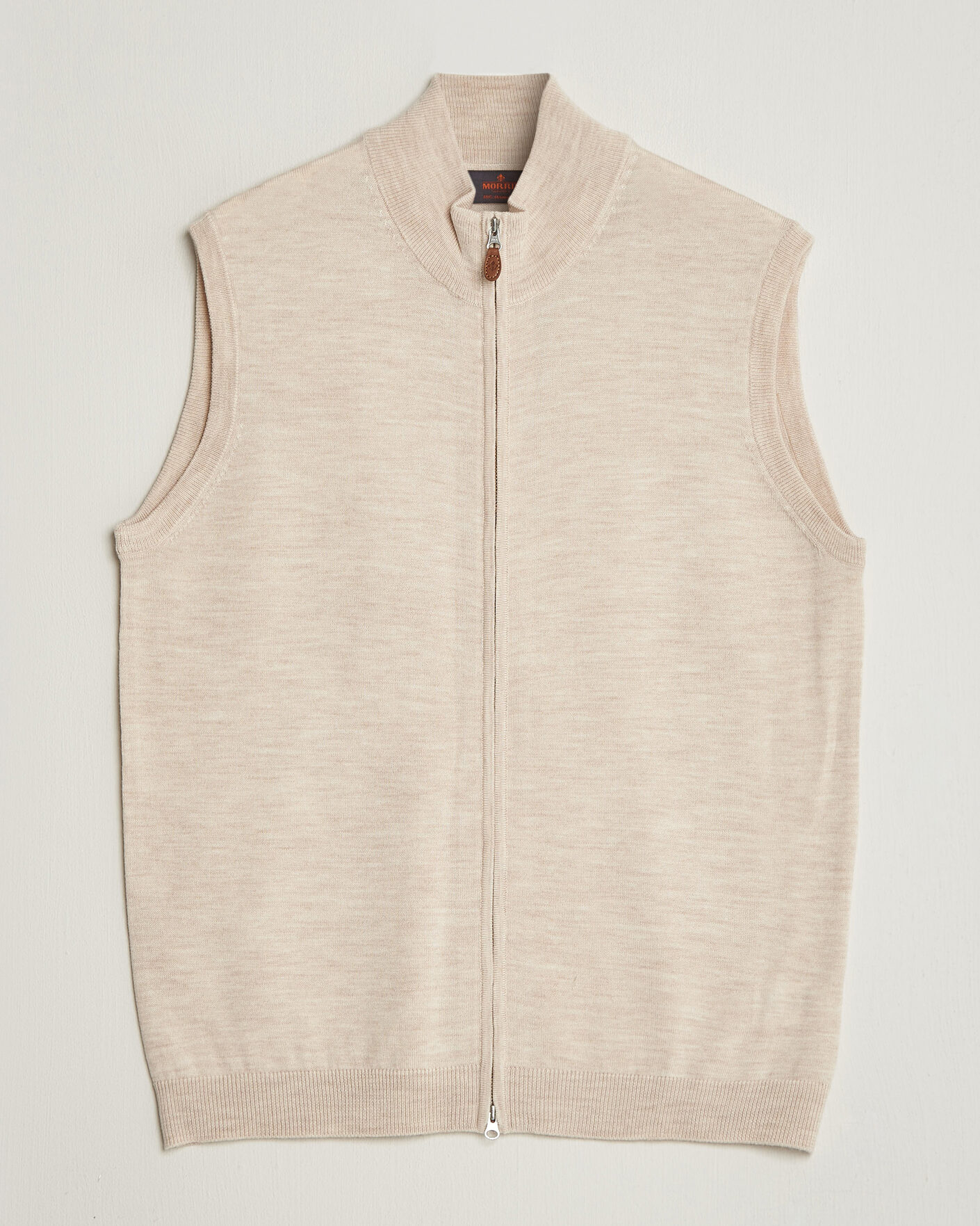 Homme | Pulls Et Tricots | Morris | Merino Zip Vest Off White