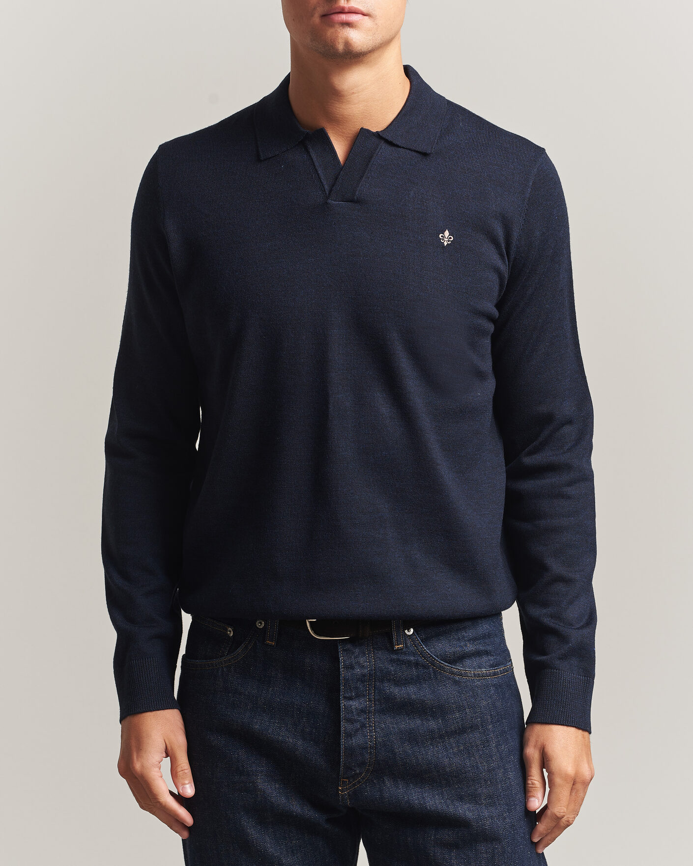 Homme | Pulls Et Tricots | Morris | Merino Resort Polo Navy