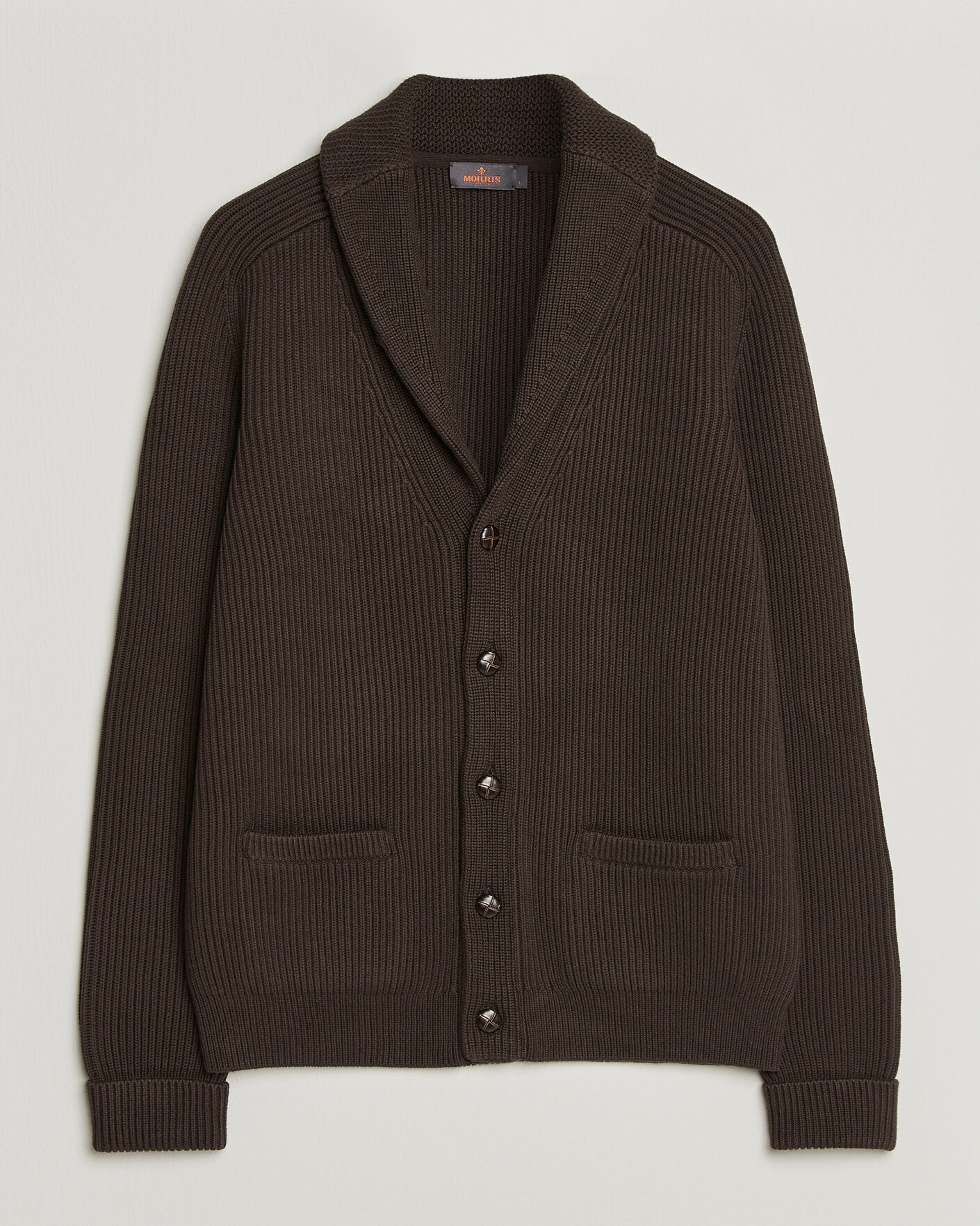 Homme | Pulls Et Tricots | Morris | Brayden Shawl Cardigan Brown