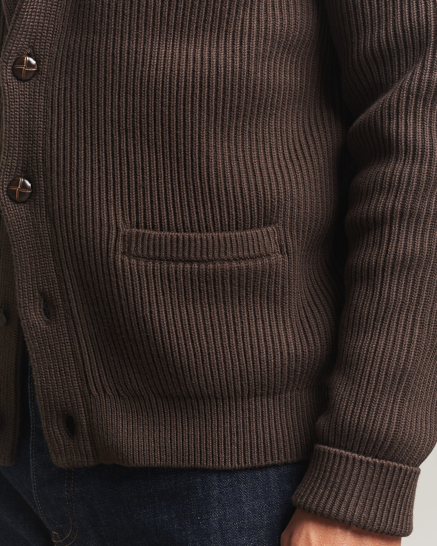 Homme | Pulls Et Tricots | Morris | Brayden Shawl Cardigan Brown
