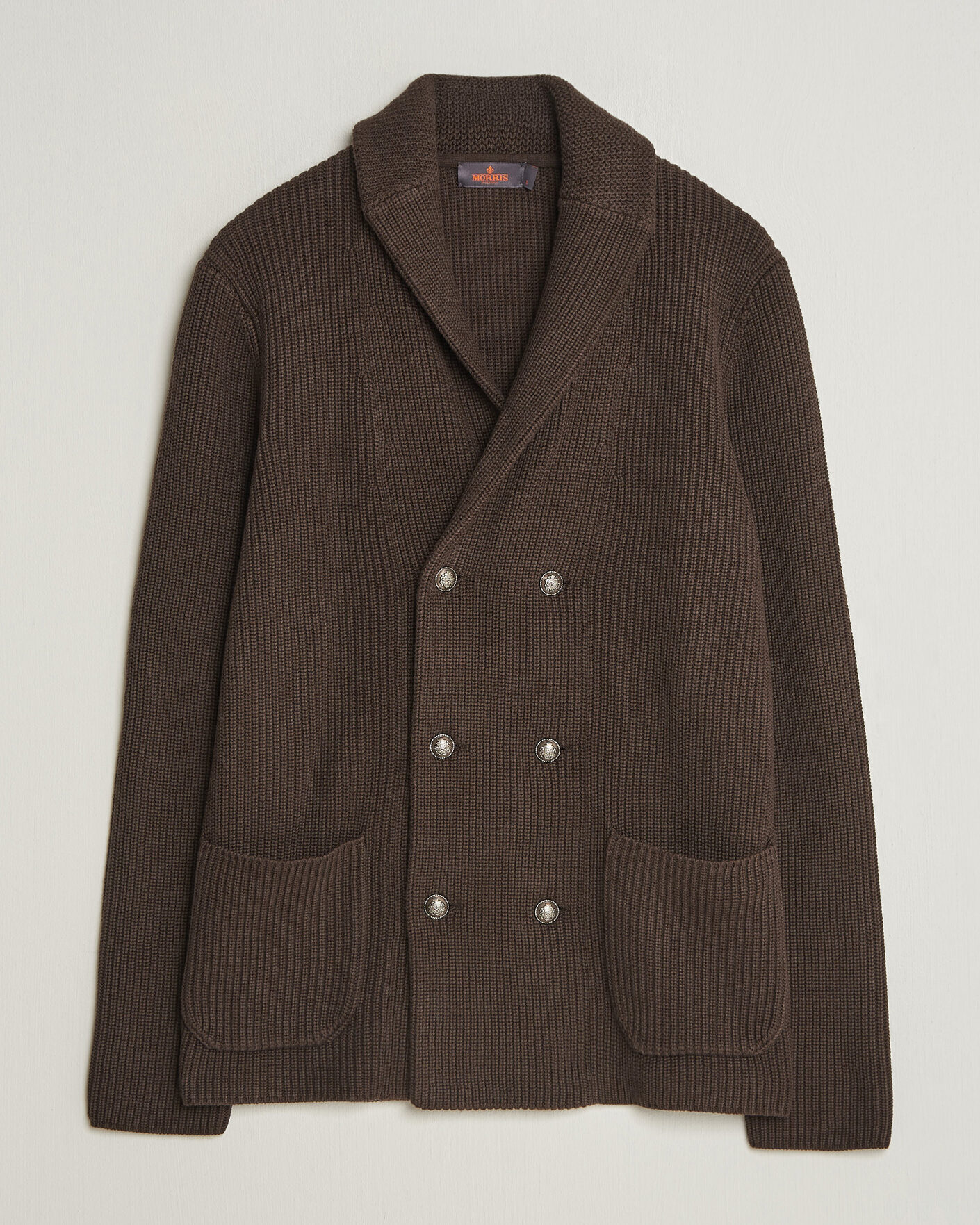 Homme | Pulls Et Tricots | Morris | Brayden DB Shawl Cardigan Brown