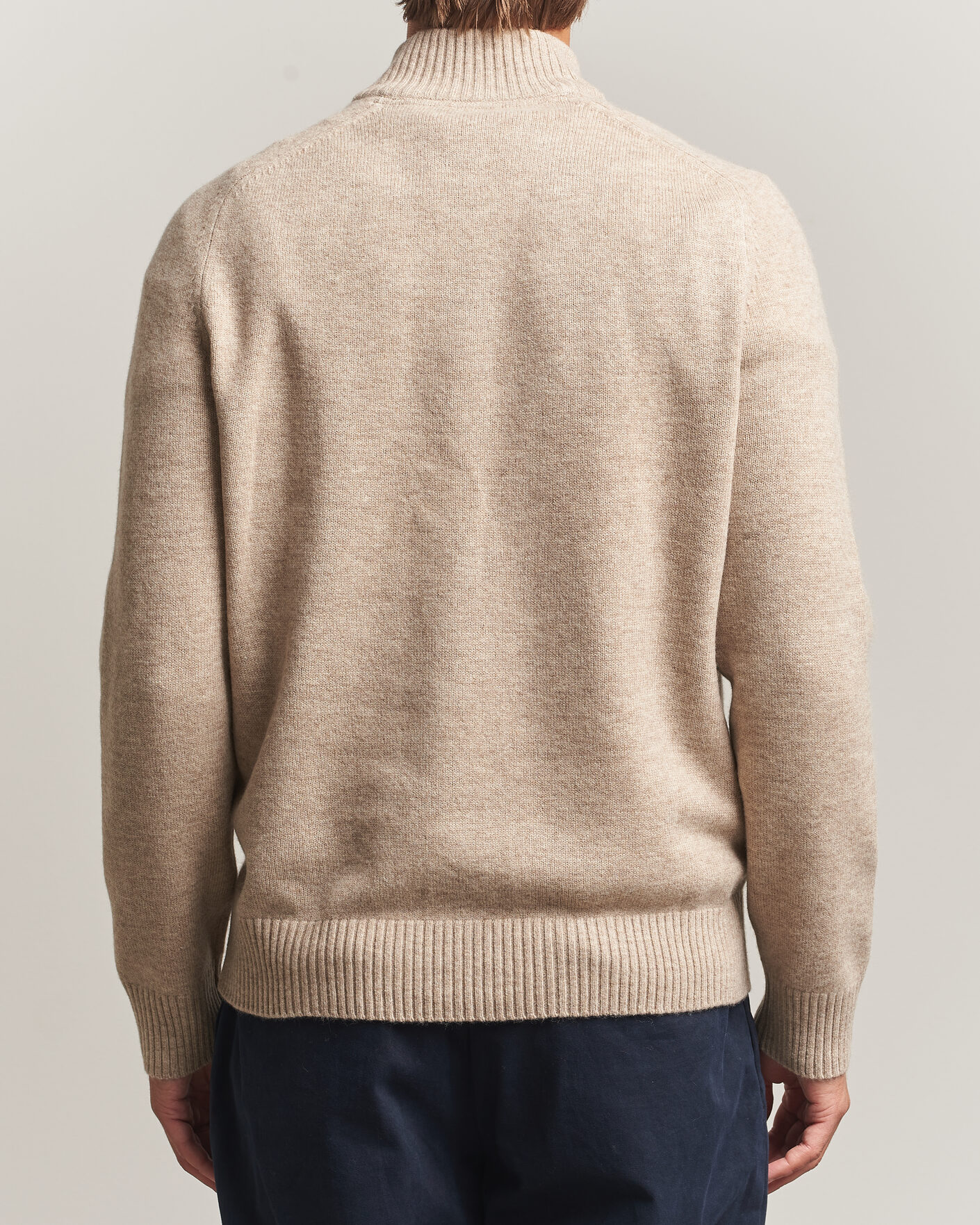 Homme | Pulls Et Tricots | Morris | Hertford Lambswool Half Zip Khaki