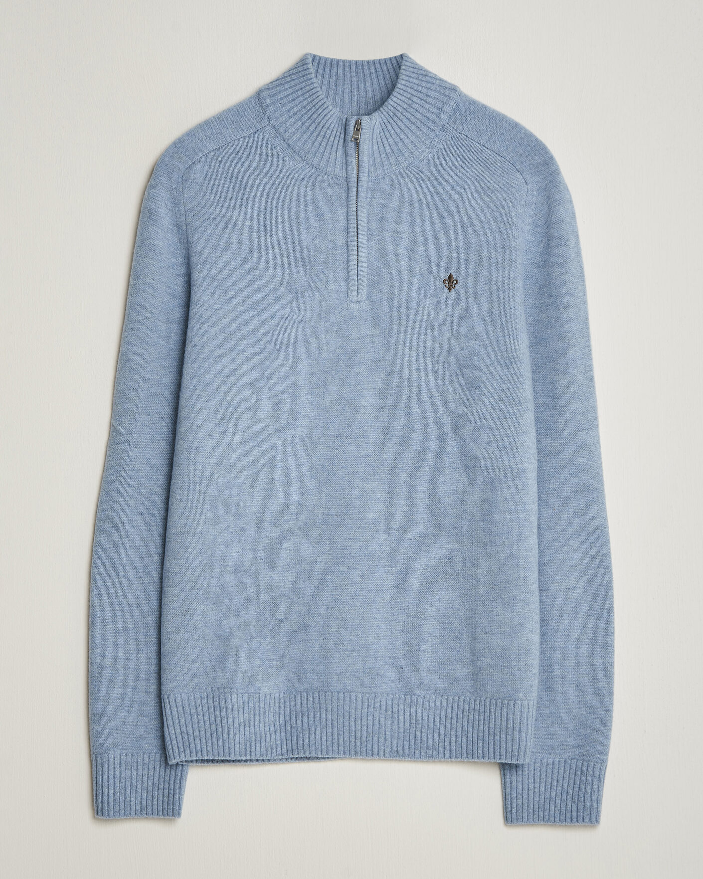 Homme | Pulls Et Tricots | Morris | Hertford Lambswool Half Zip Blue