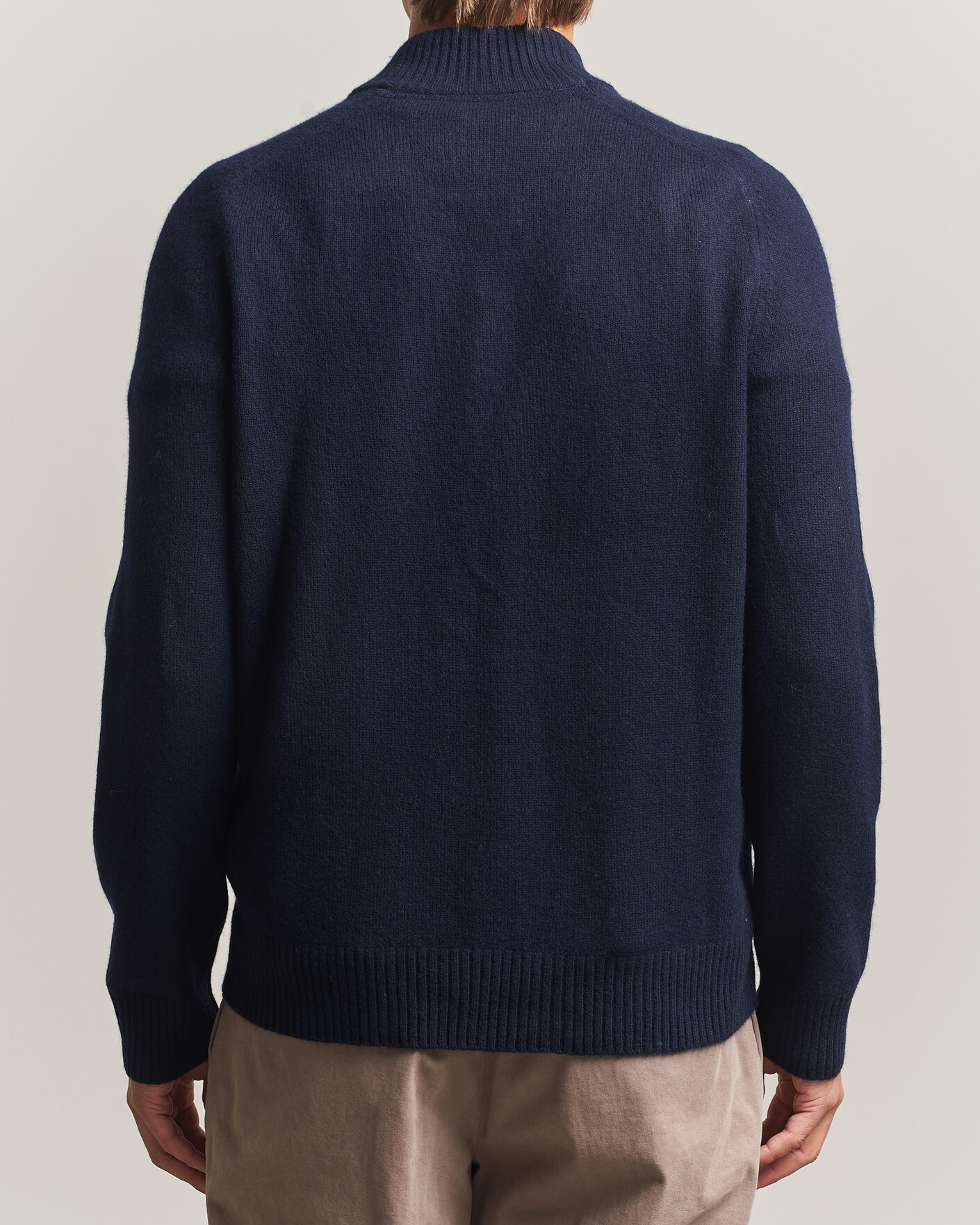 Homme | Pulls Et Tricots | Morris | Hertford Lambswool Half Zip Navy
