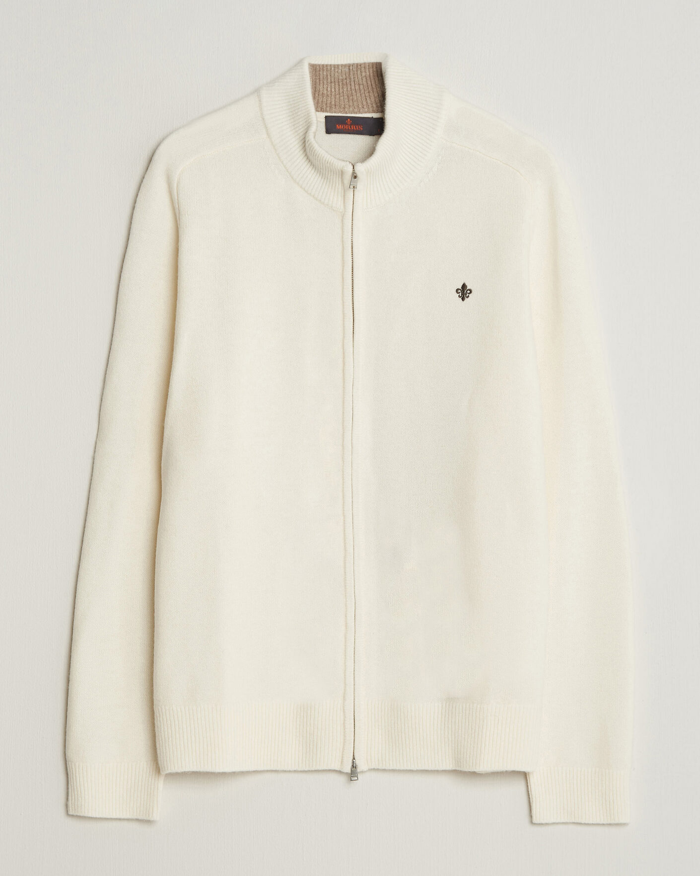 Homme | Pulls Et Tricots | Morris | Hertford Zip Cardigan Off White