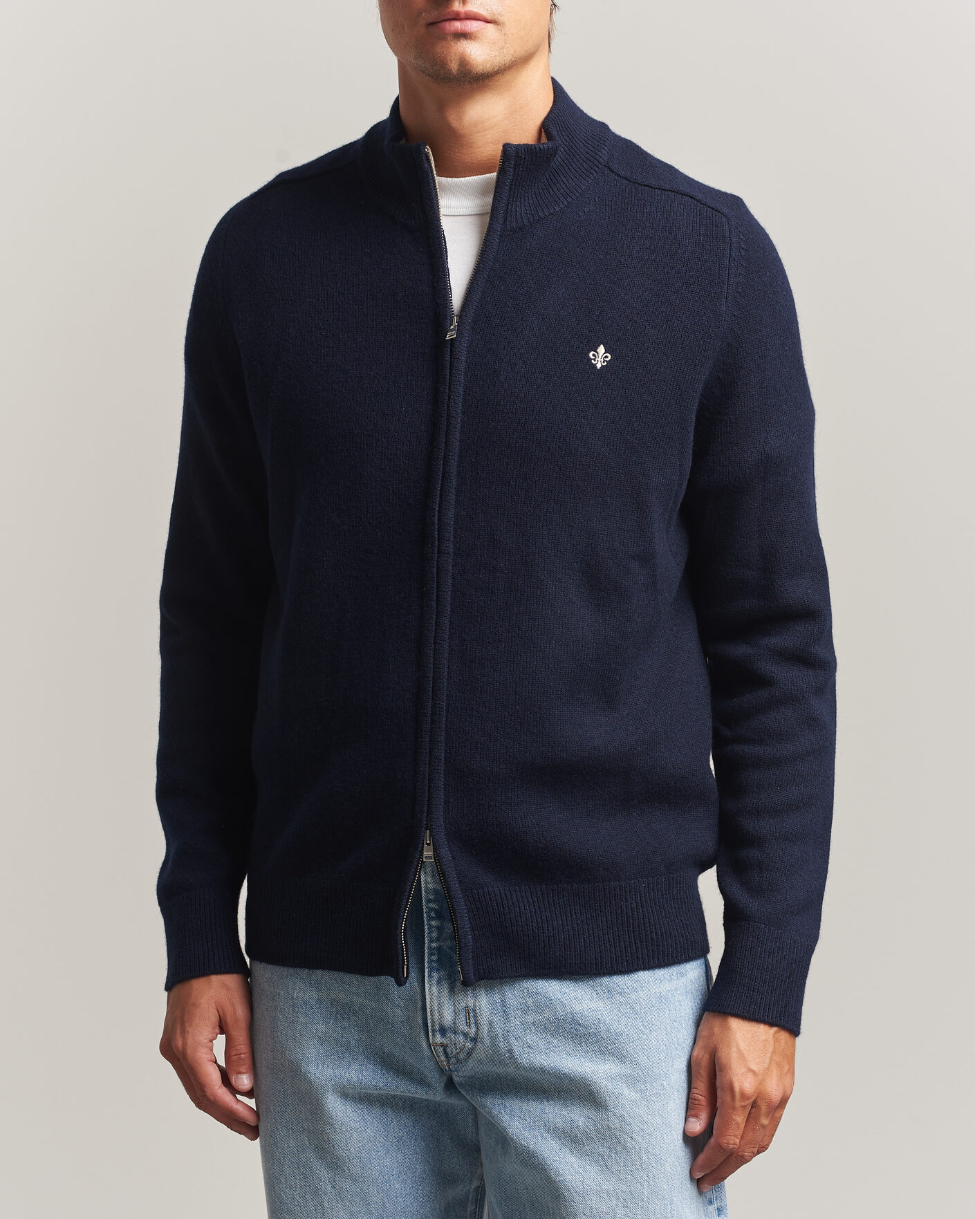 Homme | Pulls Et Tricots | Morris | Hertford Zip Cardigan Navy