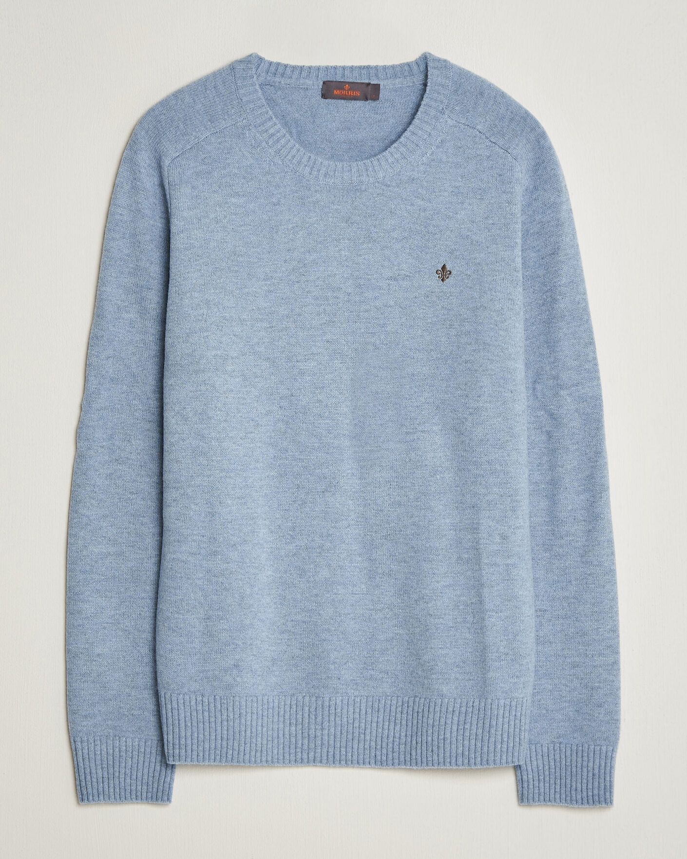Homme | Pulls Et Tricots | Morris | Hertford Lambswool Crew Neck Blue