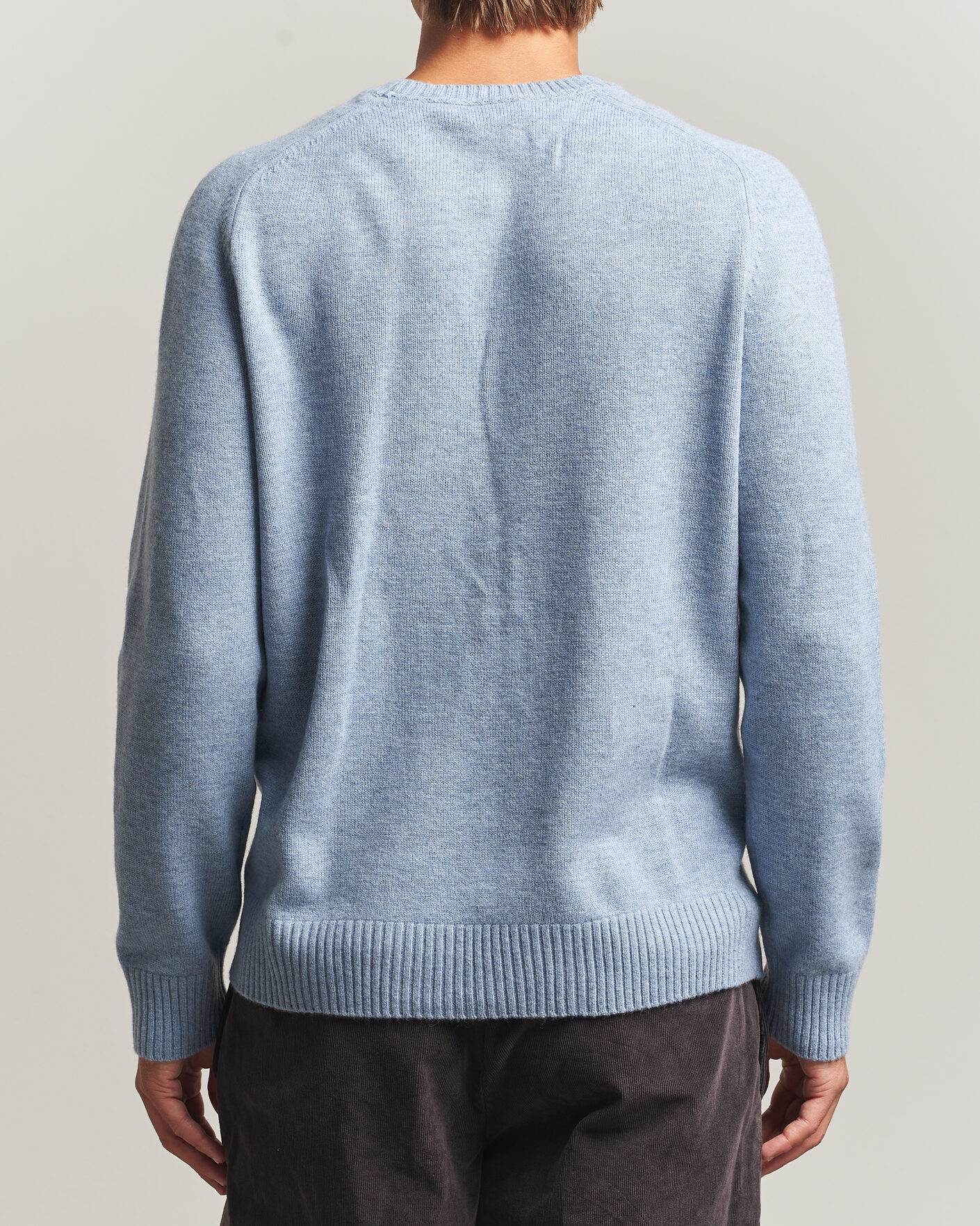 Homme | Pulls Et Tricots | Morris | Hertford Lambswool Crew Neck Blue