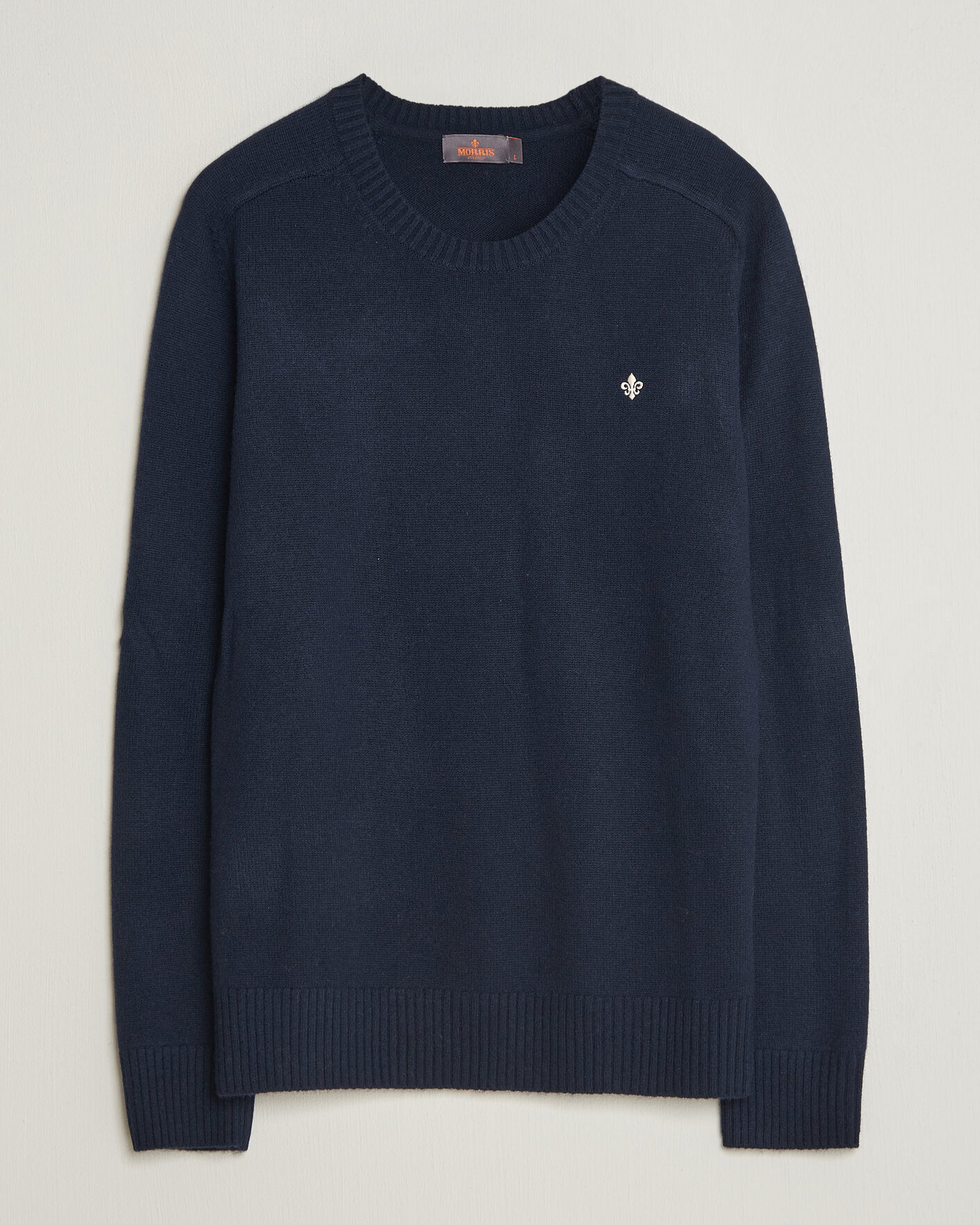 Homme | Pulls Et Tricots | Morris | Hertford Lambswool Crew Neck Navy