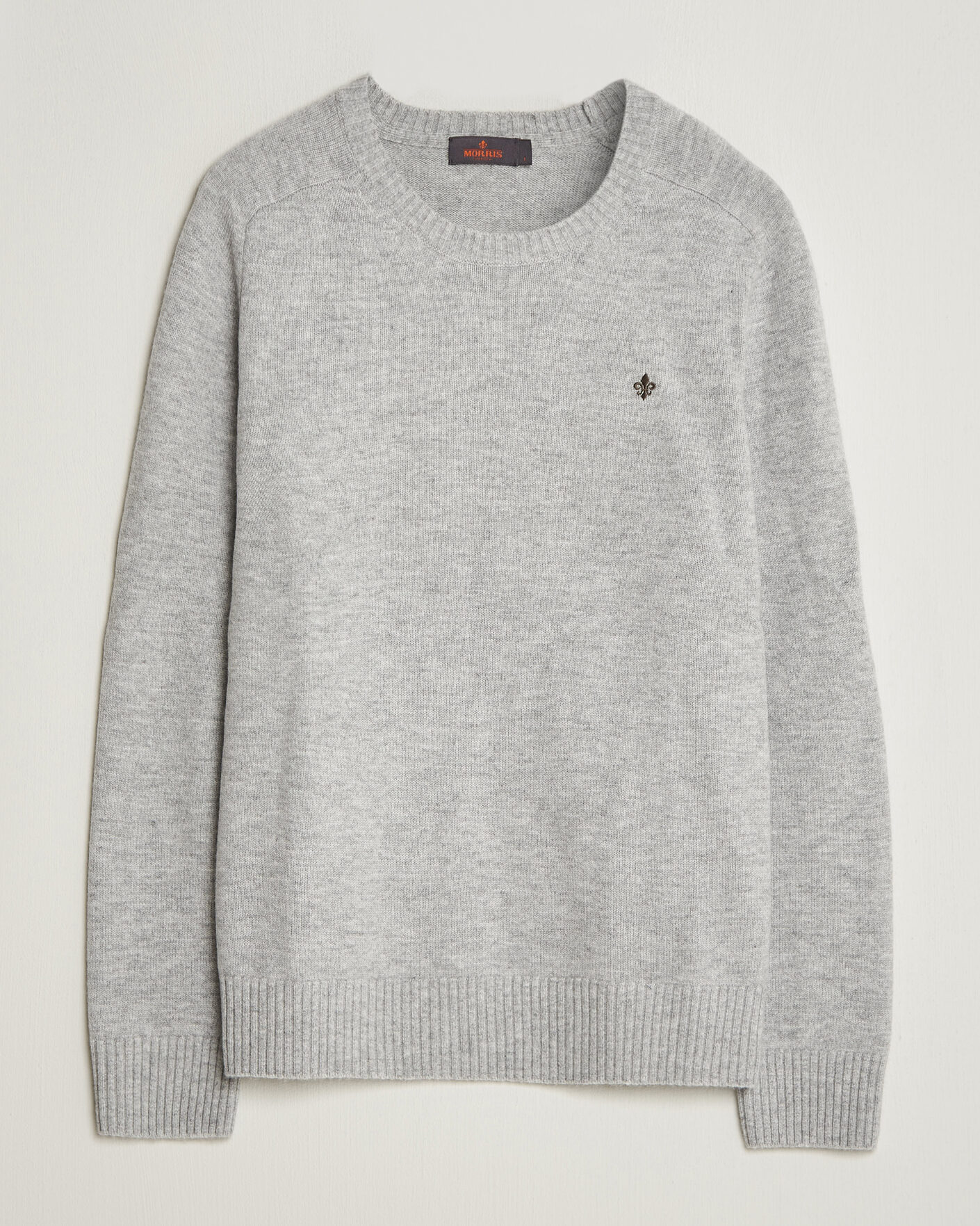Homme | Pulls Et Tricots | Morris | Hertford Lambswool Crew Neck Grey
