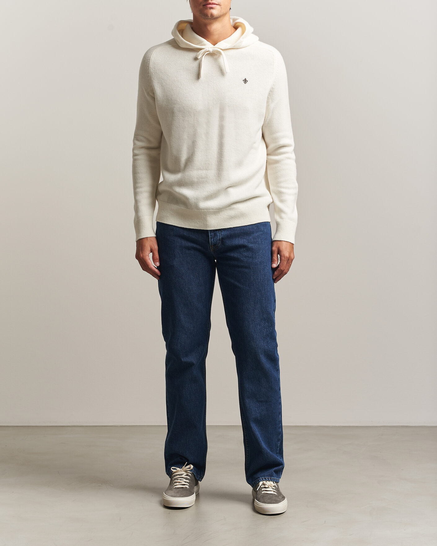 Homme | Pulls Et Tricots | Morris | Hertford Lambswool Hoodie Off White