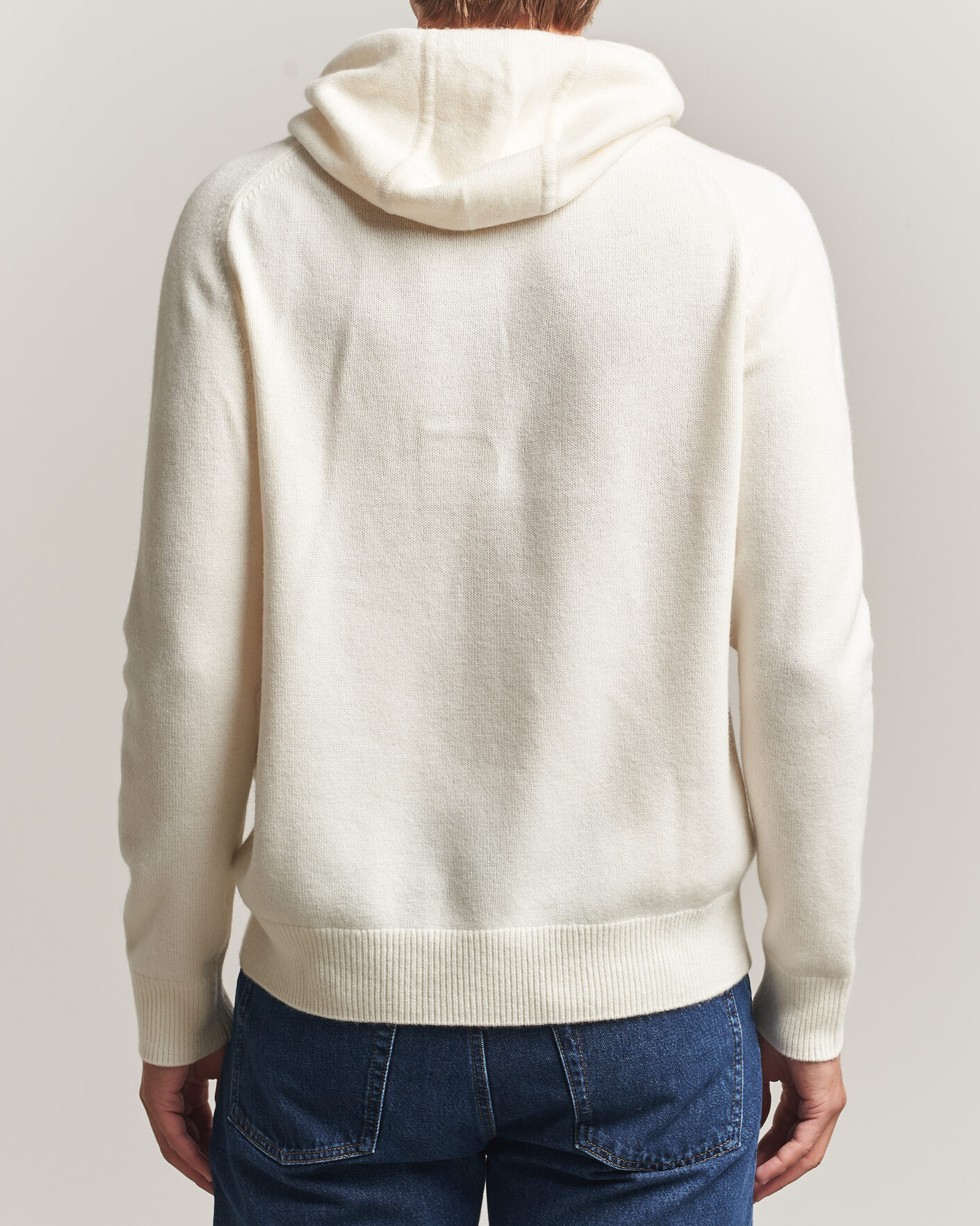Homme | Pulls Et Tricots | Morris | Hertford Lambswool Hoodie Off White