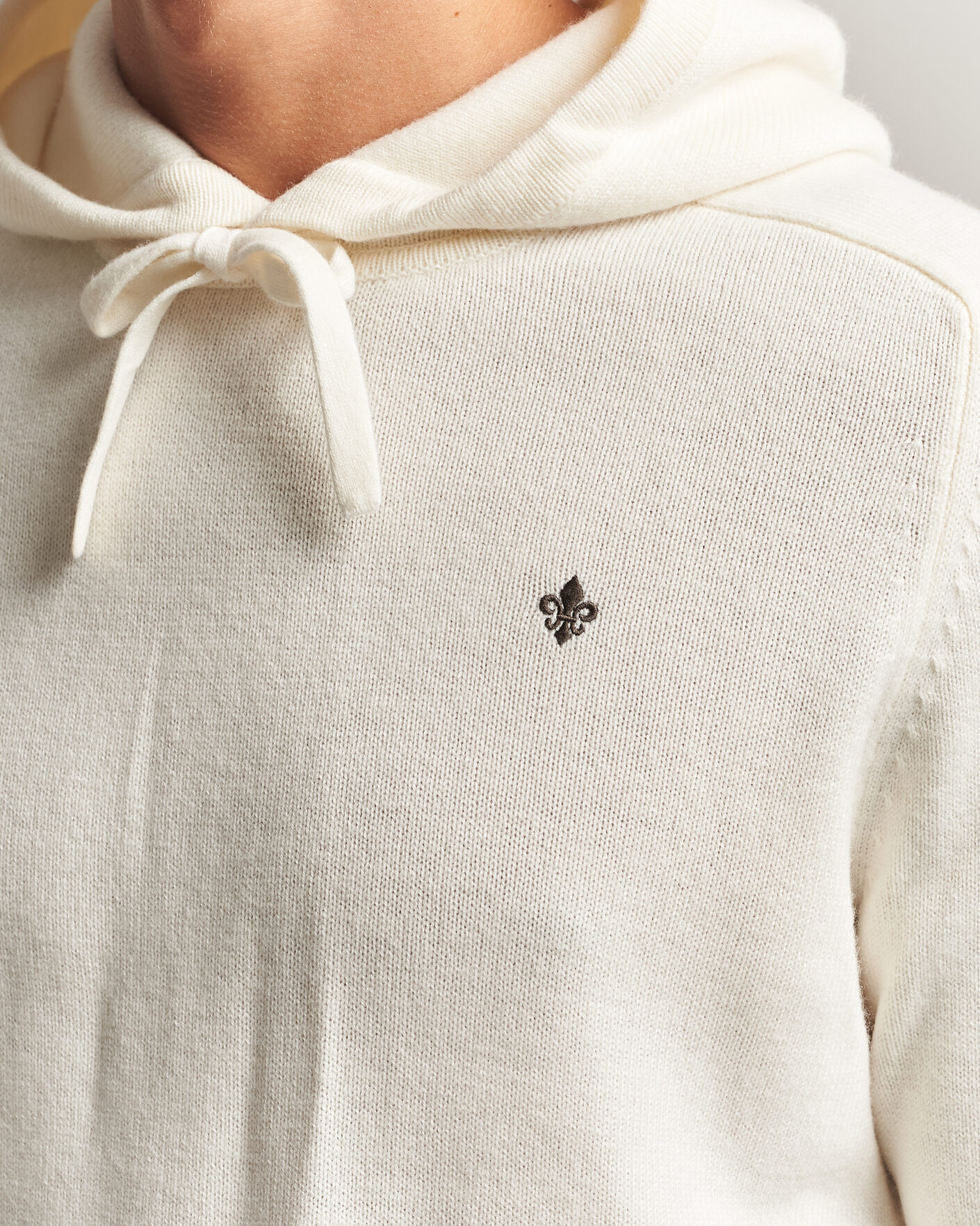 Homme | Pulls Et Tricots | Morris | Hertford Lambswool Hoodie Off White
