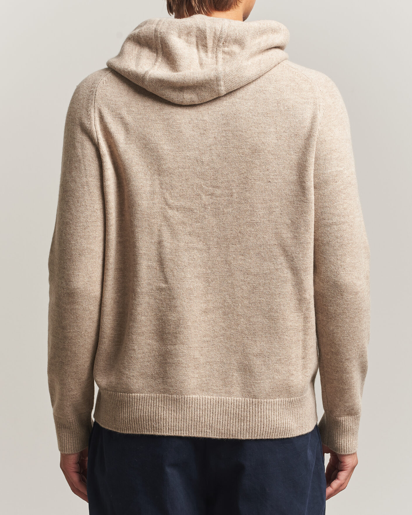 Homme | Pulls Et Tricots | Morris | Hertford Lambswool Hoodie Khaki