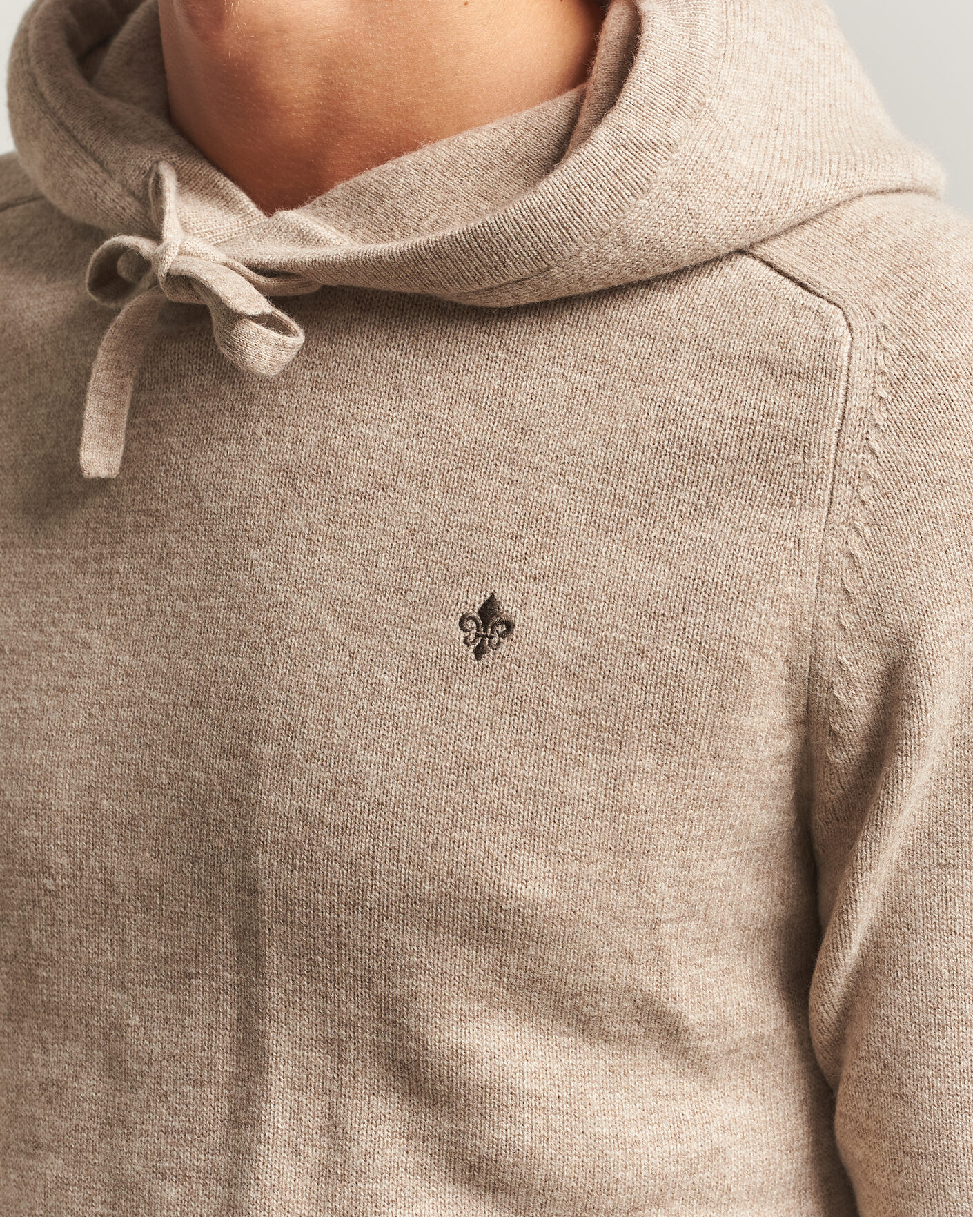 Homme | Pulls Et Tricots | Morris | Hertford Lambswool Hoodie Khaki