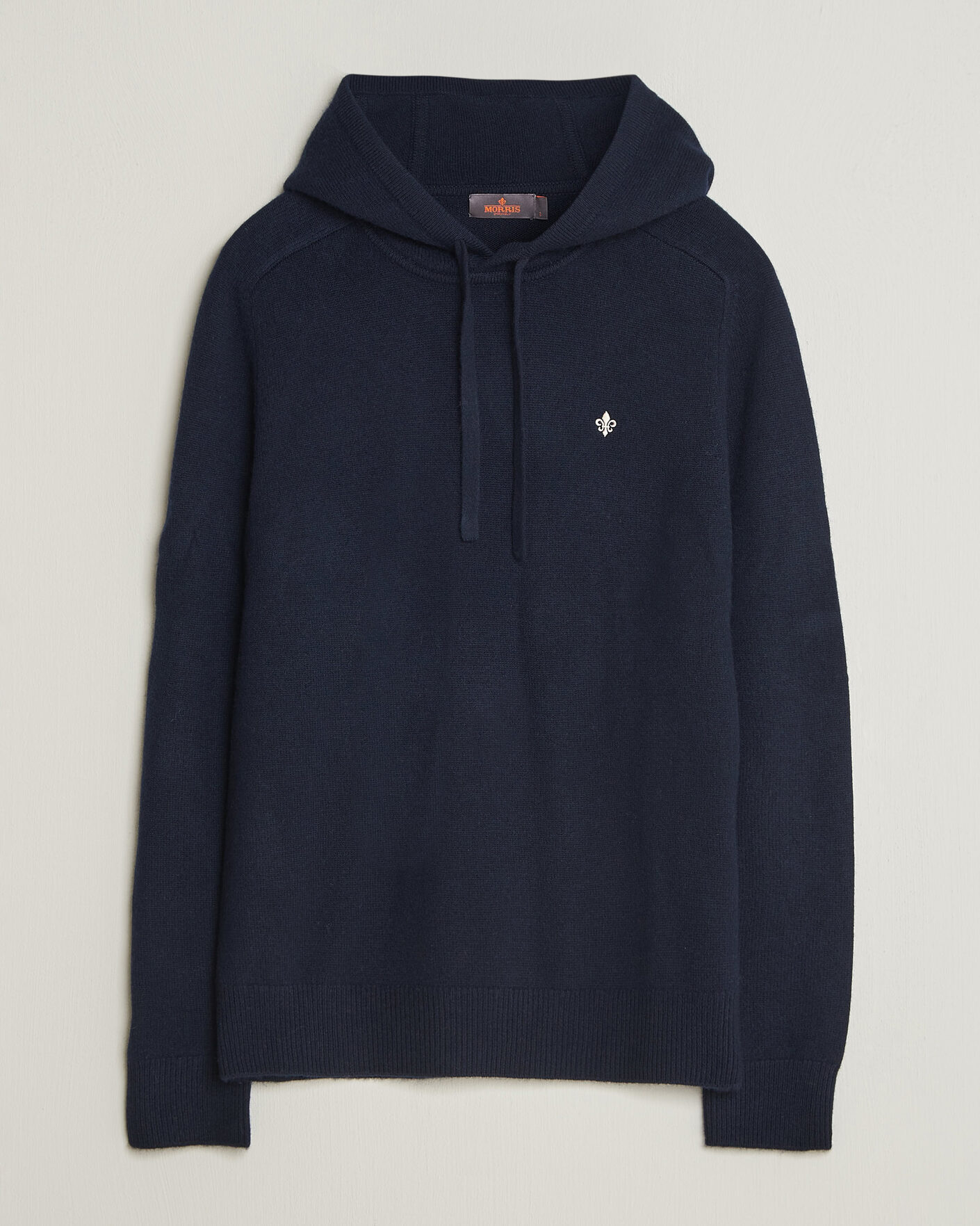 Homme | Pulls Et Tricots | Morris | Hertford Lambswool Hoodie Navy
