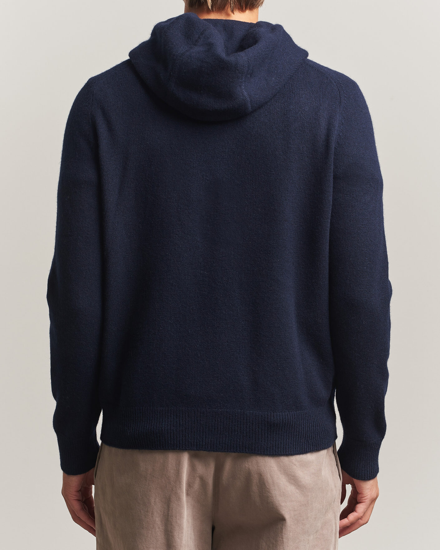 Homme | Pulls Et Tricots | Morris | Hertford Lambswool Hoodie Navy