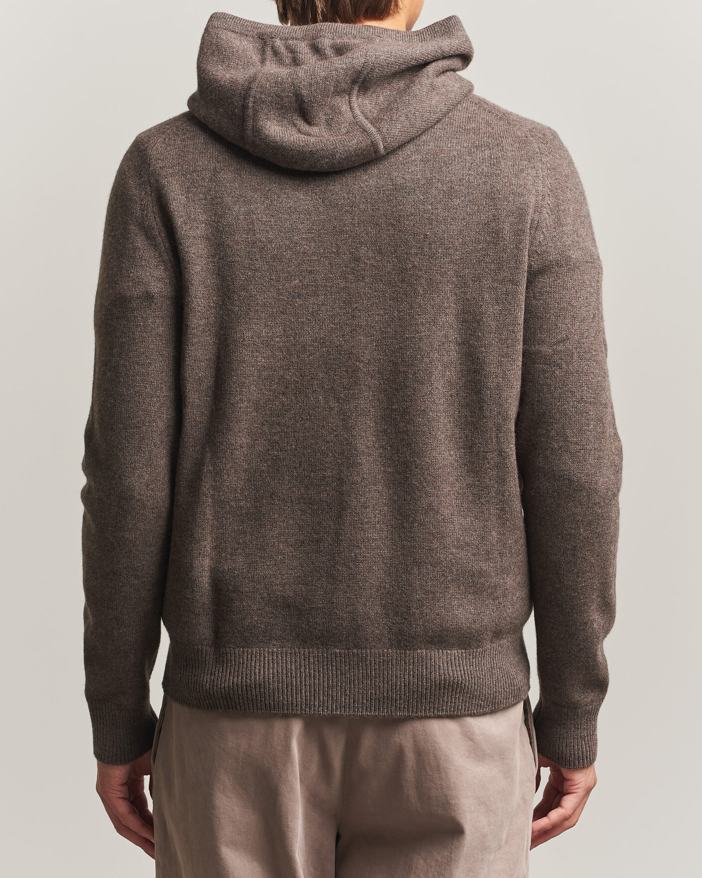 Homme | Pulls Et Tricots | Morris | Hertford Lambswool Hoodie Brown