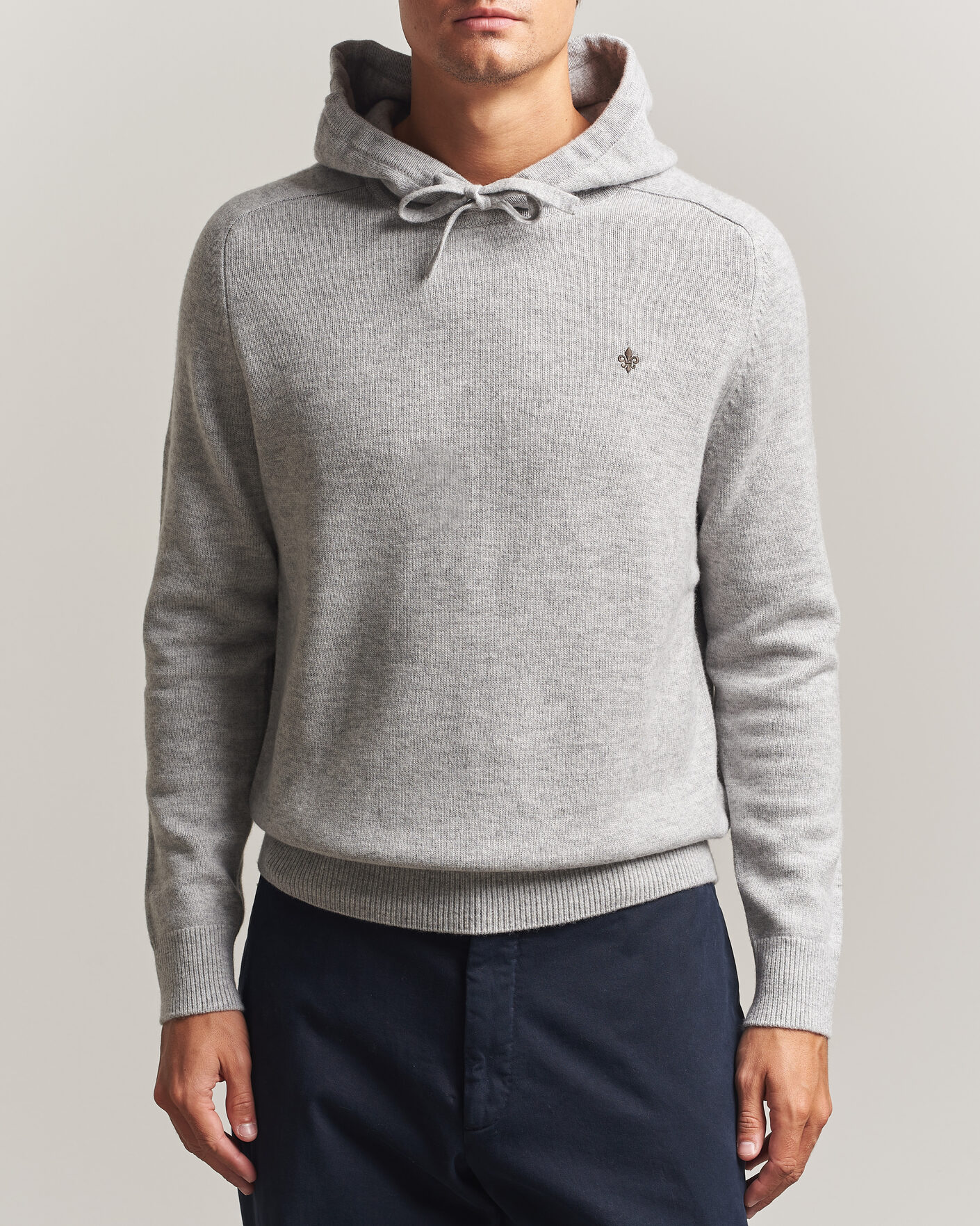 Homme | Pulls Et Tricots | Morris | Hertford Lambswool Hoodie Grey