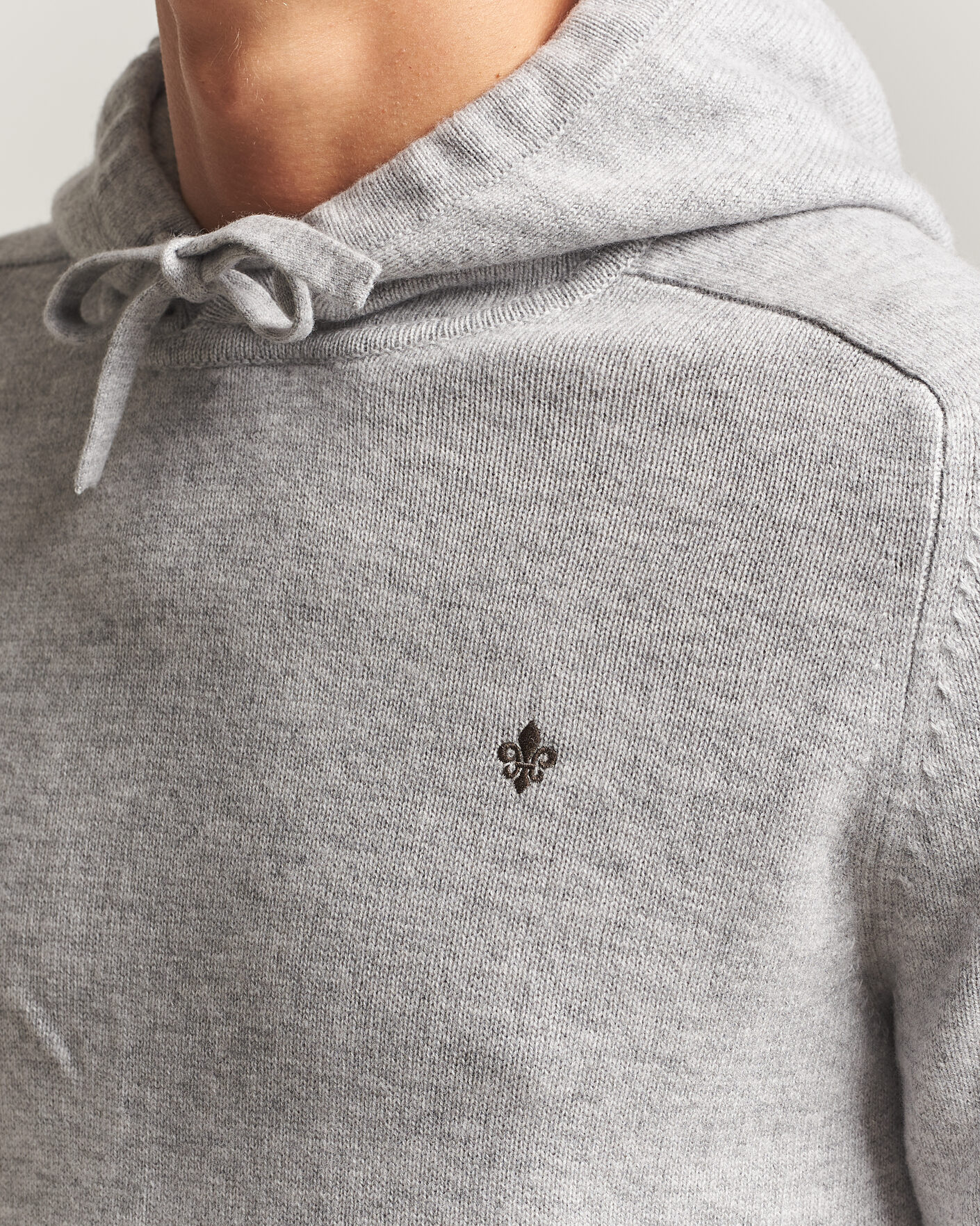 Homme | Pulls Et Tricots | Morris | Hertford Lambswool Hoodie Grey