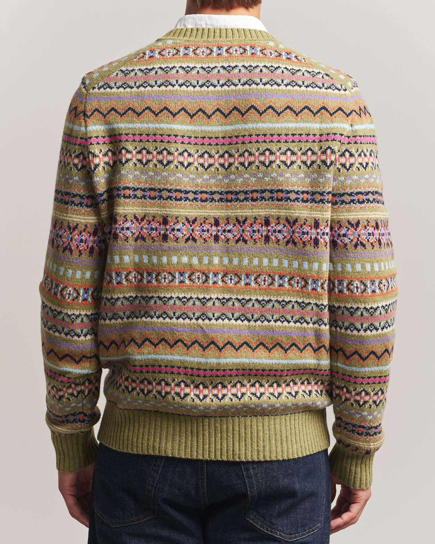 Homme | Pulls Et Tricots | Morris | Tavish V-Neck Olive