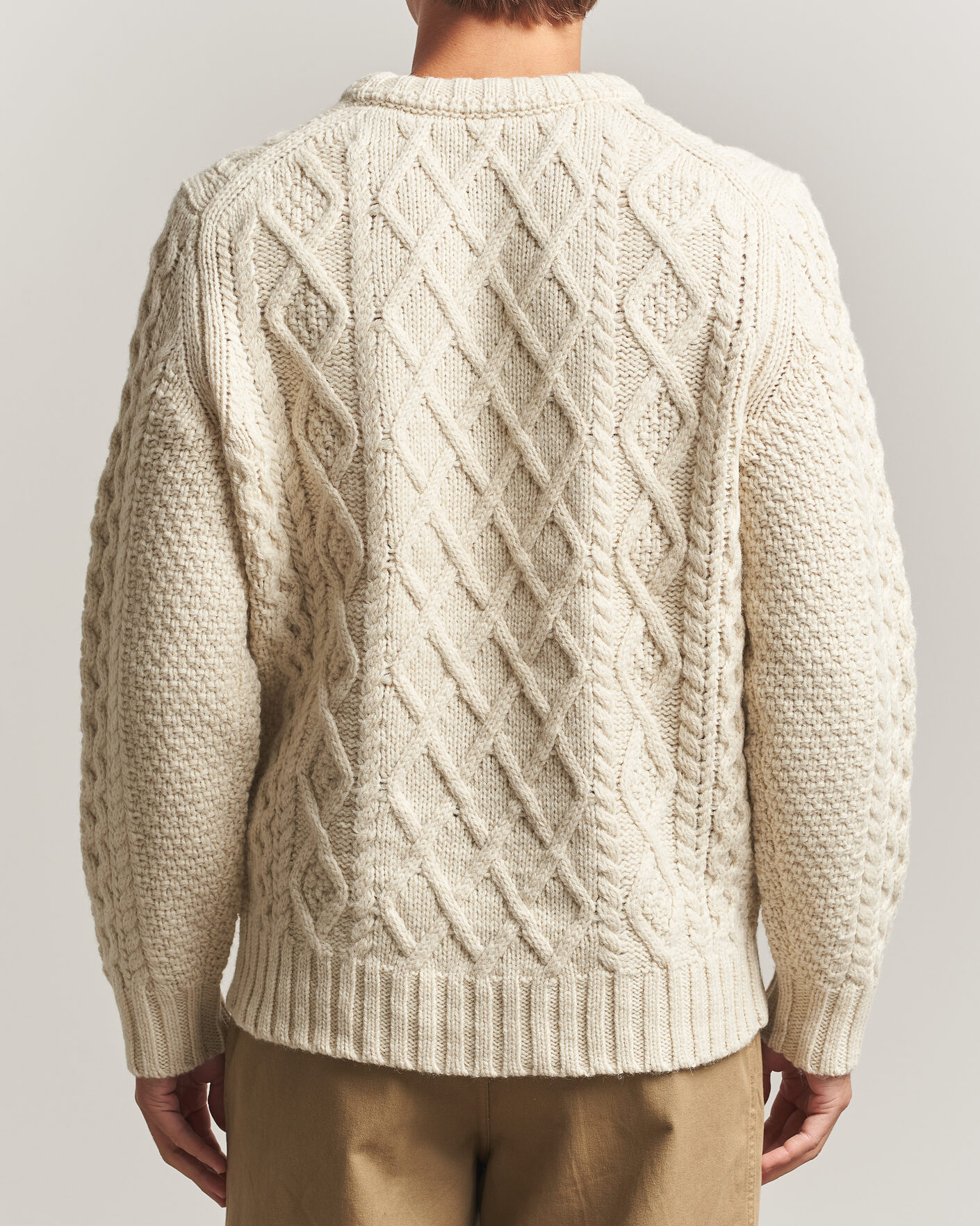 Homme | Pulls Et Tricots | Morris | Ramsey Cable Sweater Off White