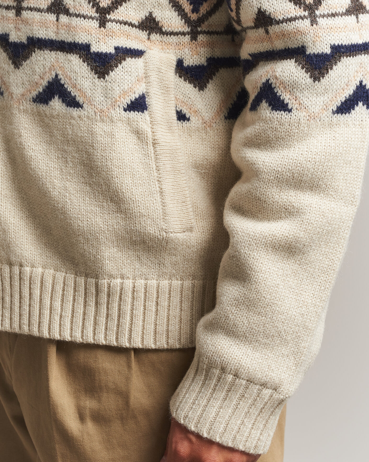 Homme | Pulls Et Tricots | Morris | Hadley Zip Cardigan Off White