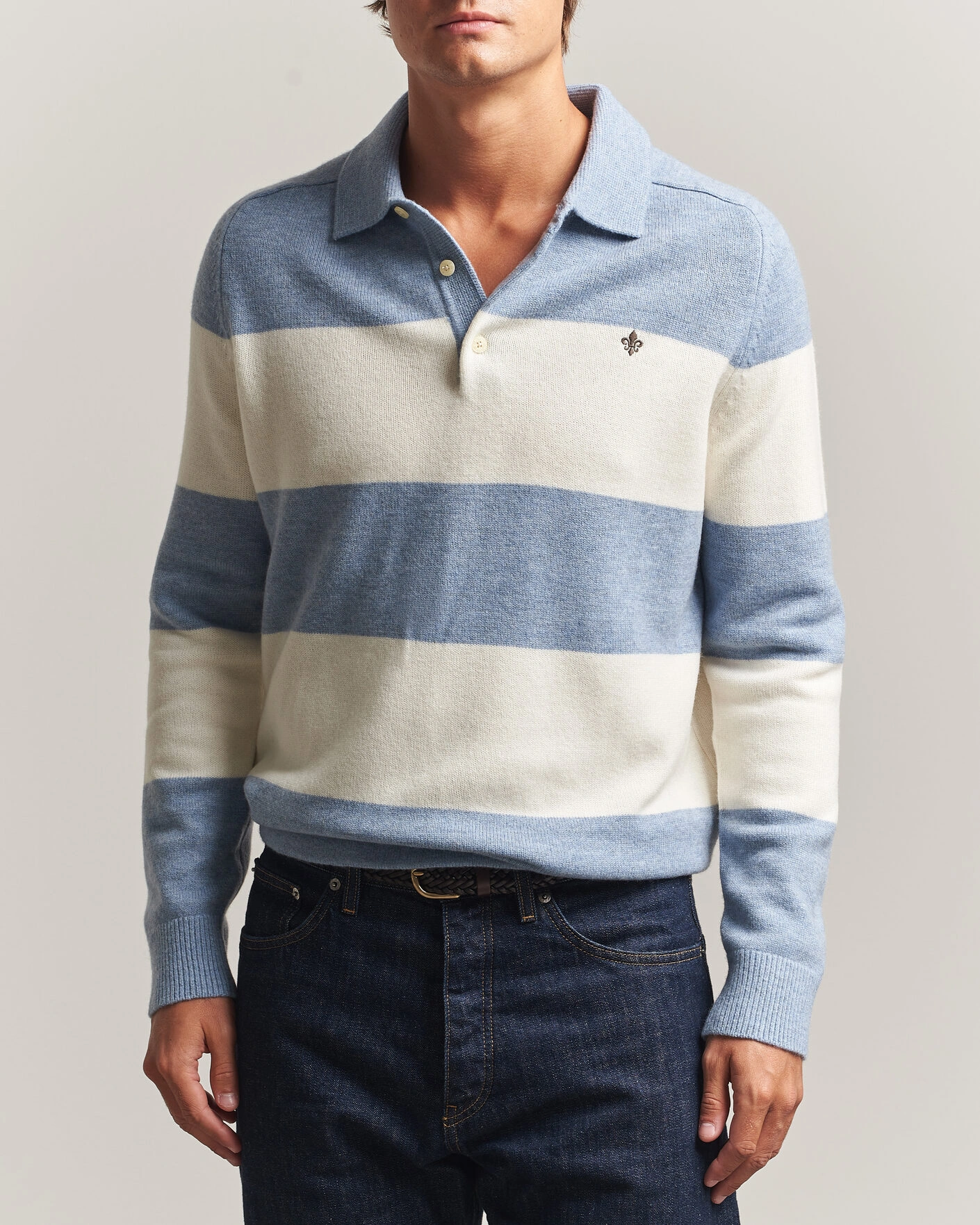 Homme | Pulls Et Tricots | Morris | Hertford Knitted Polo Blue