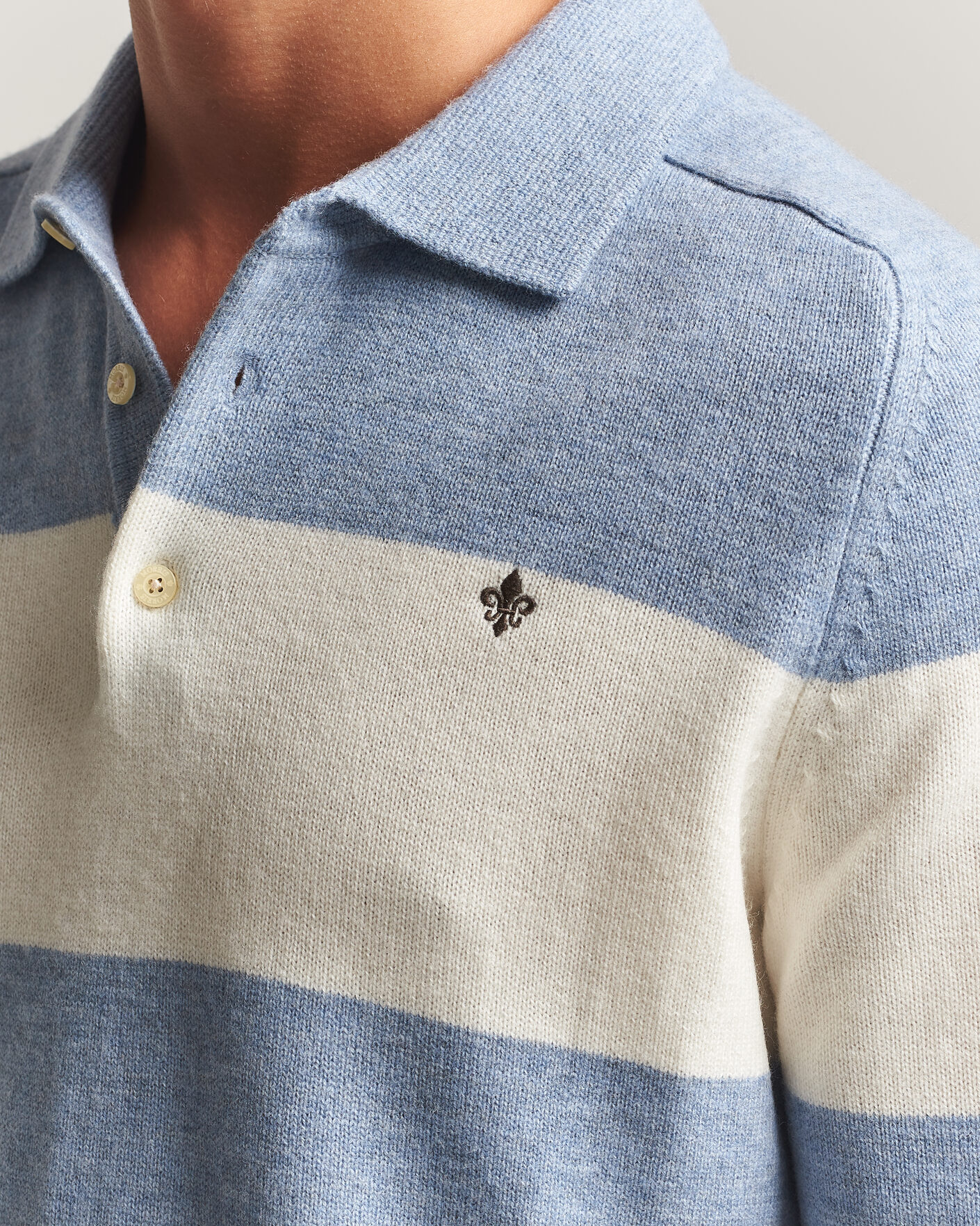 Homme | Pulls Et Tricots | Morris | Hertford Knitted Polo Blue