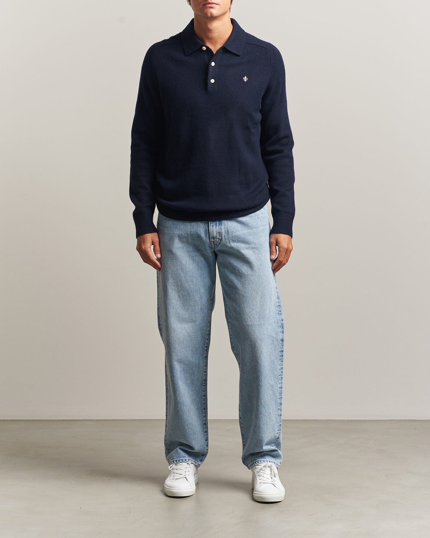 Homme | Pulls Et Tricots | Morris | Hetford Knitted Polo Navy