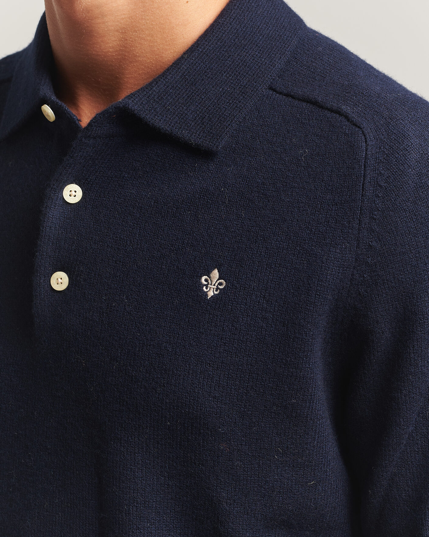 Homme | Pulls Et Tricots | Morris | Hetford Knitted Polo Navy