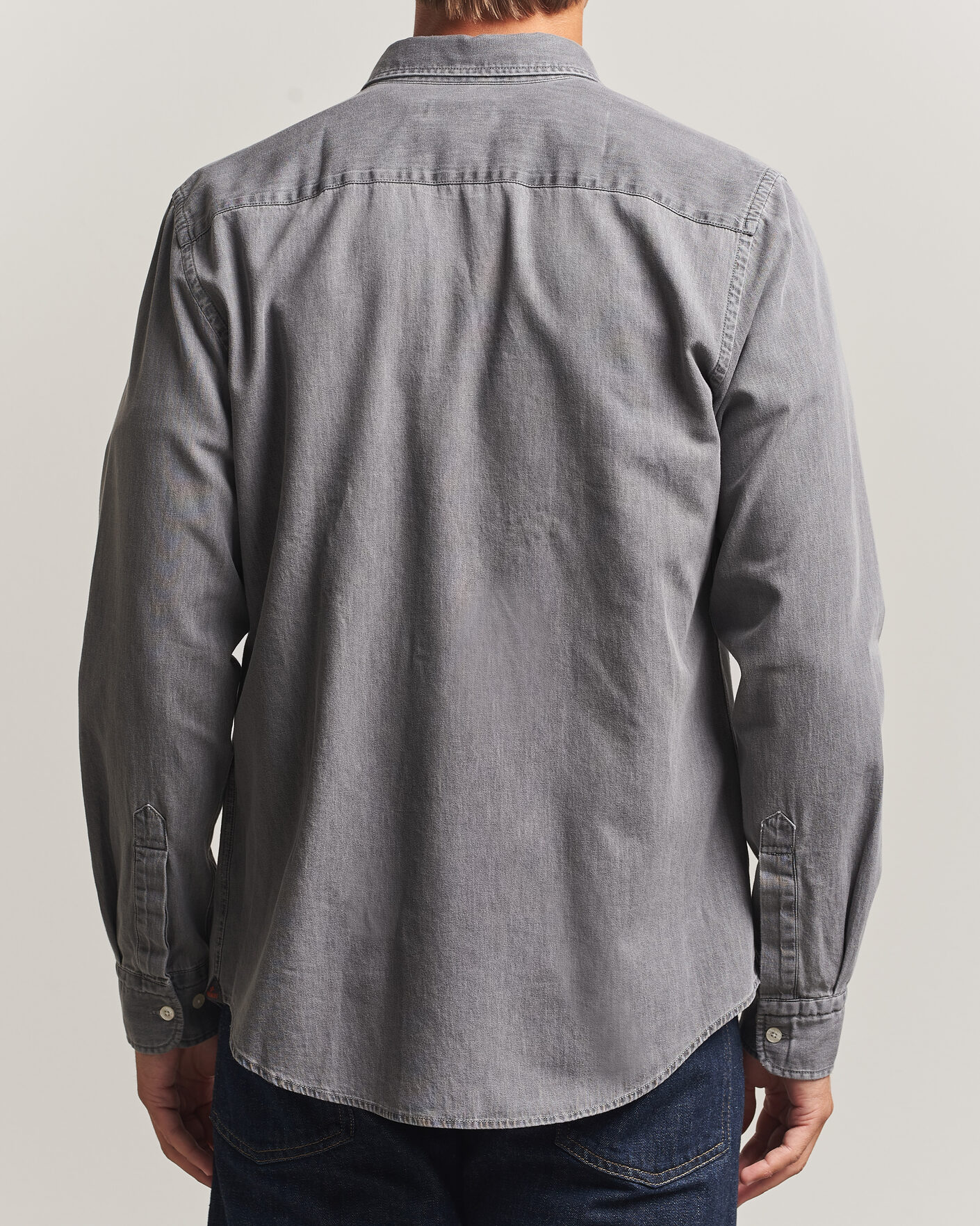 Homme | Chemises | Morris | Light Denim Shirt Grey
