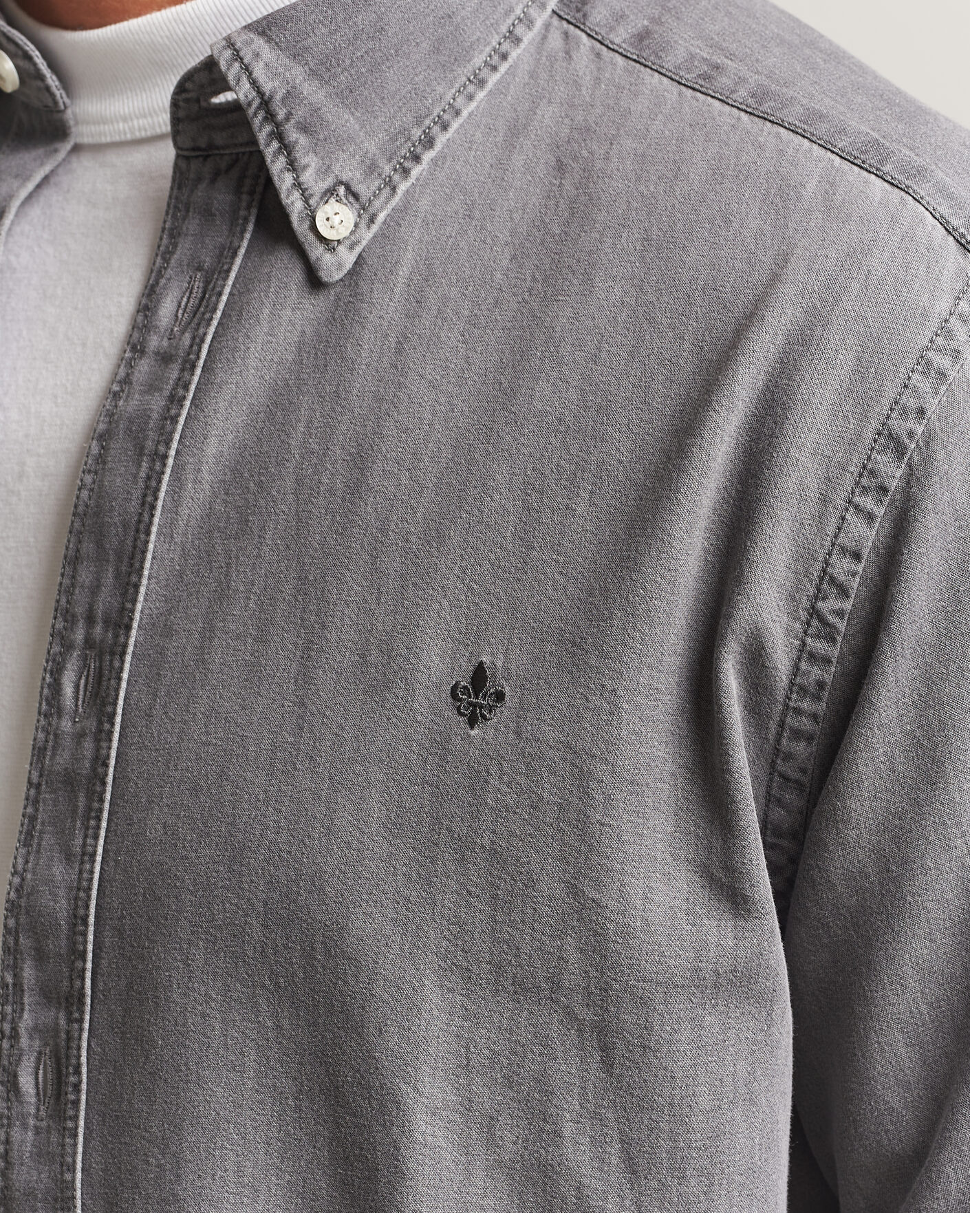 Homme | Chemises | Morris | Light Denim Shirt Grey