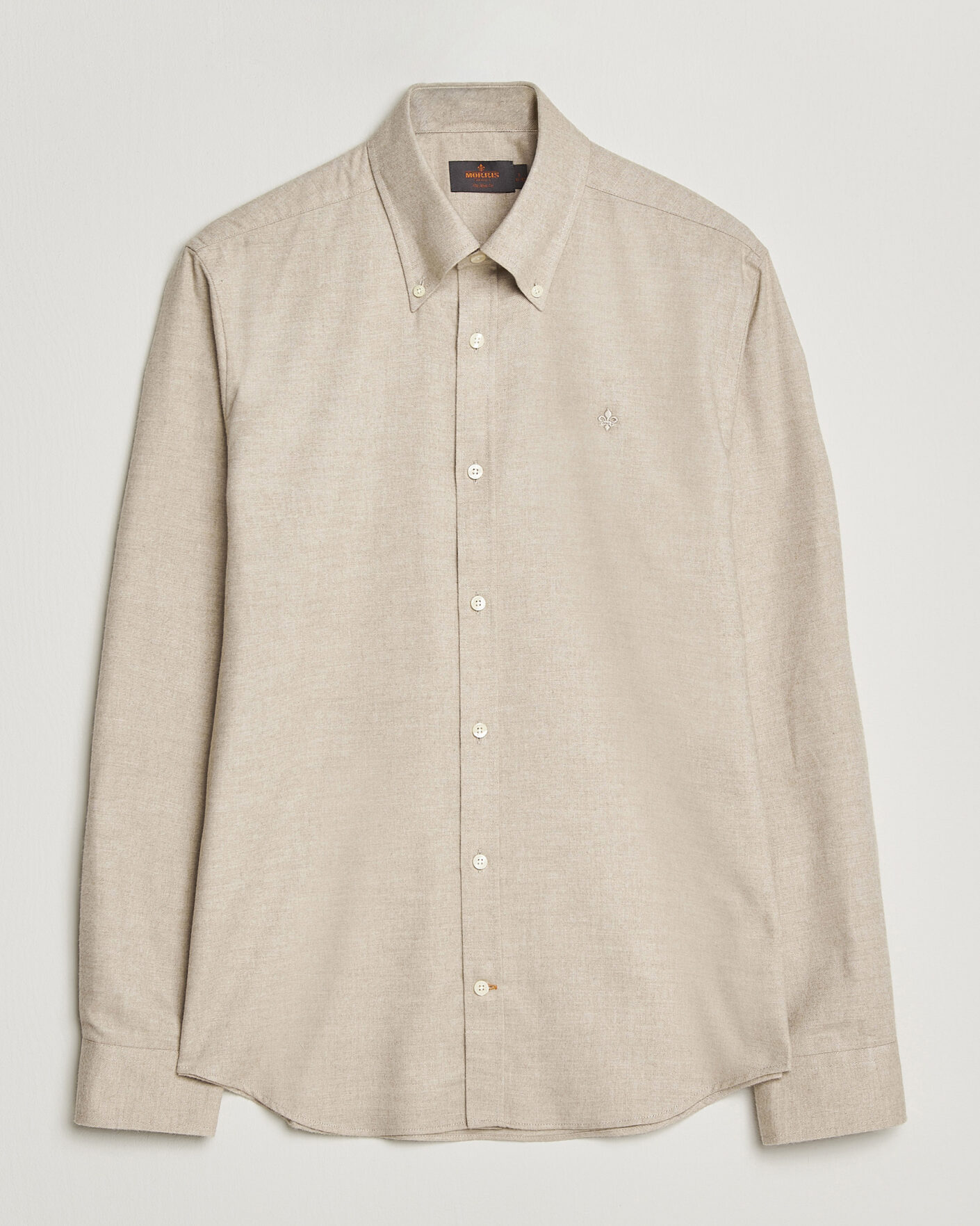 Homme | Chemises | Morris | Cashmere Twill Shirt Khaki