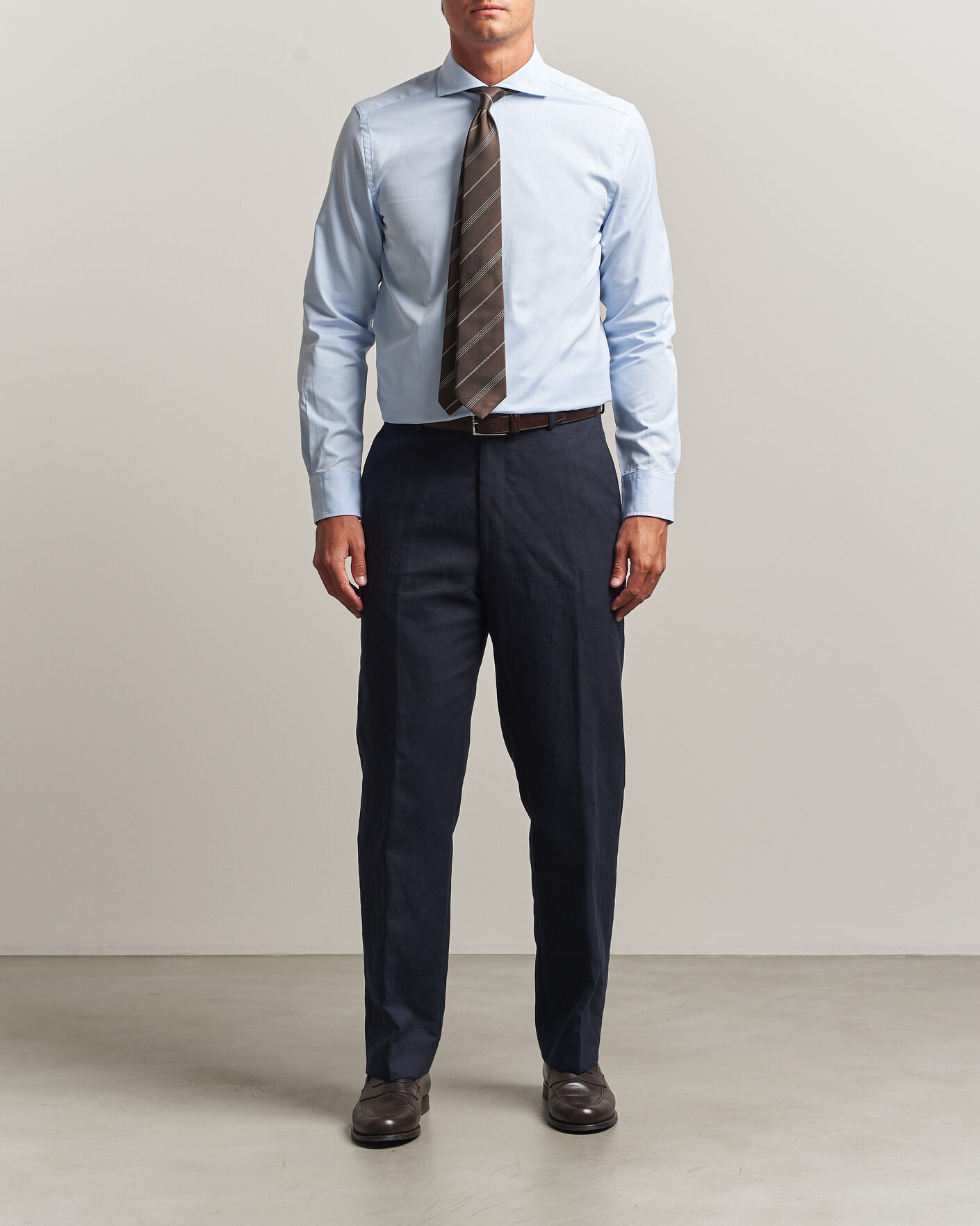 Homme | Chemises | Morris | Twill Shirt Light Blue