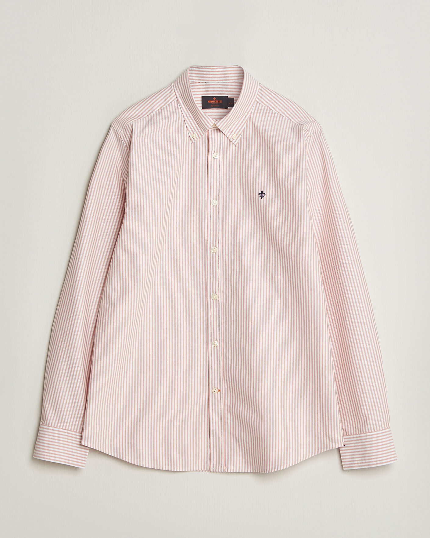 Homme | Chemises | Morris | Douglas Oxford Stripe Shirt Orange