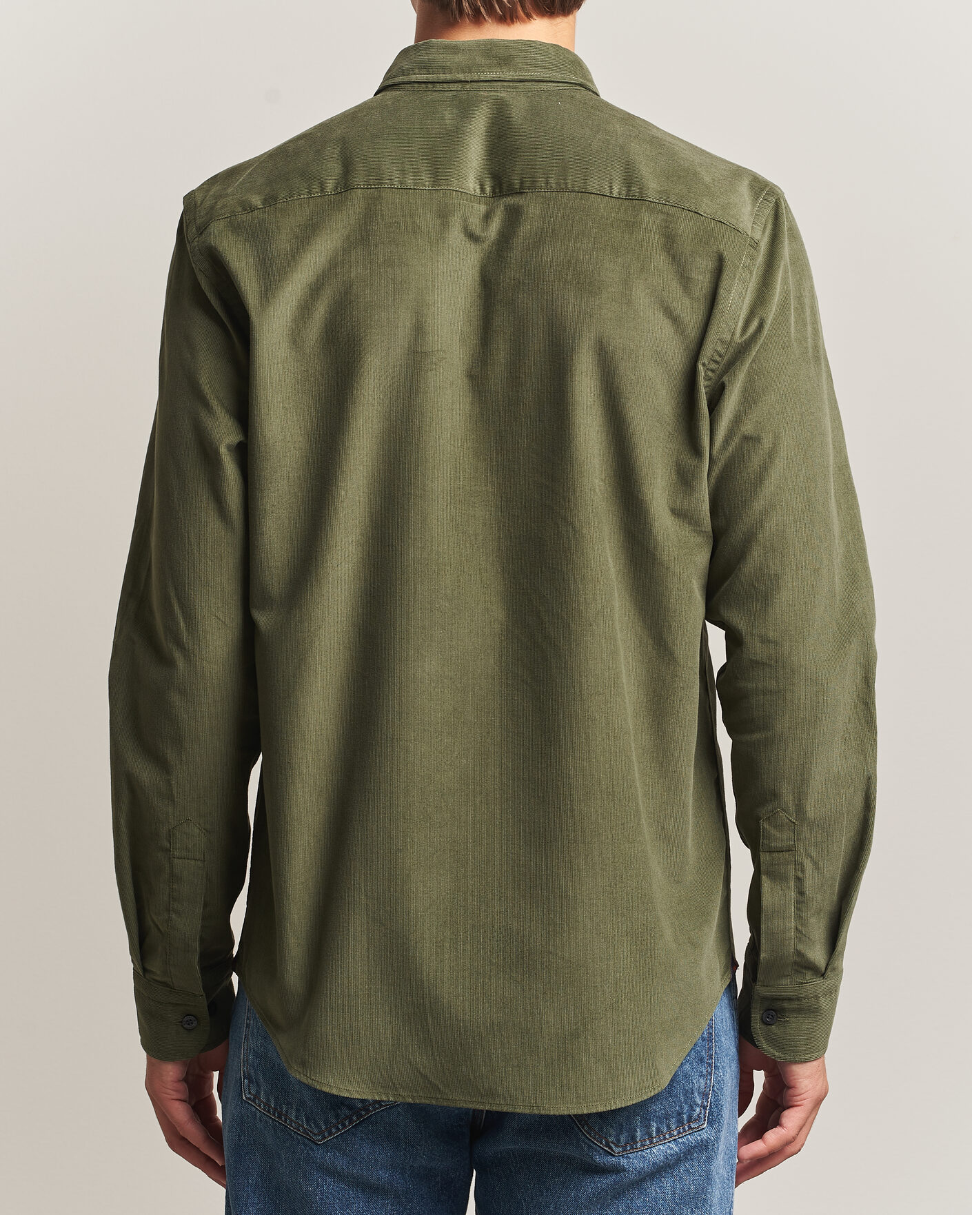 Homme | Chemises | Morris | Douglas Cord Shirt Olive