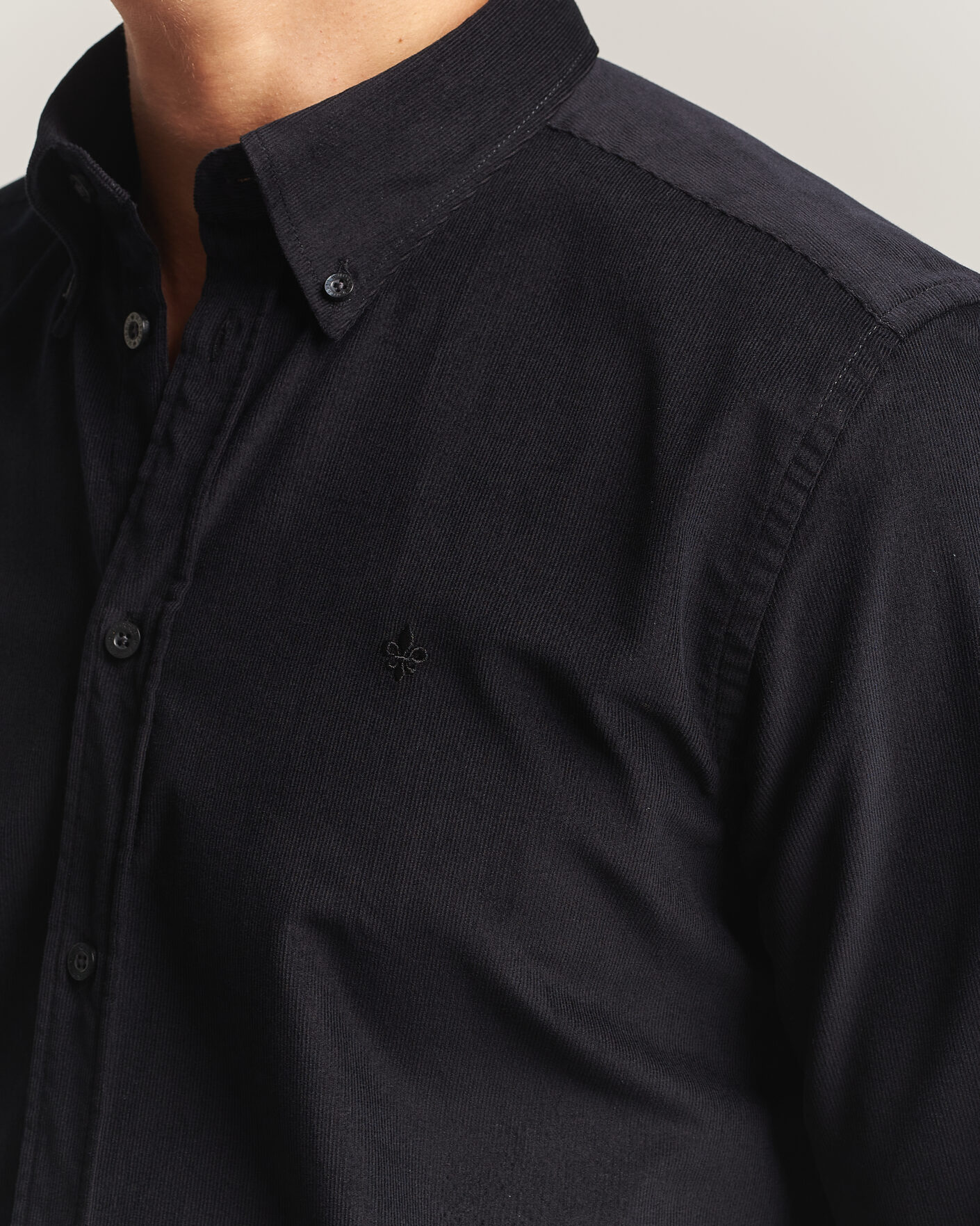 Homme | Chemises | Morris | Douglas Cord Shirt Grey