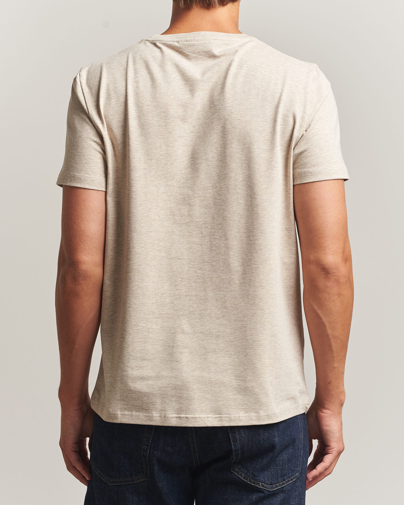 Homme | T-shirts | Morris | James Crew Neck T-Shirt Khaki